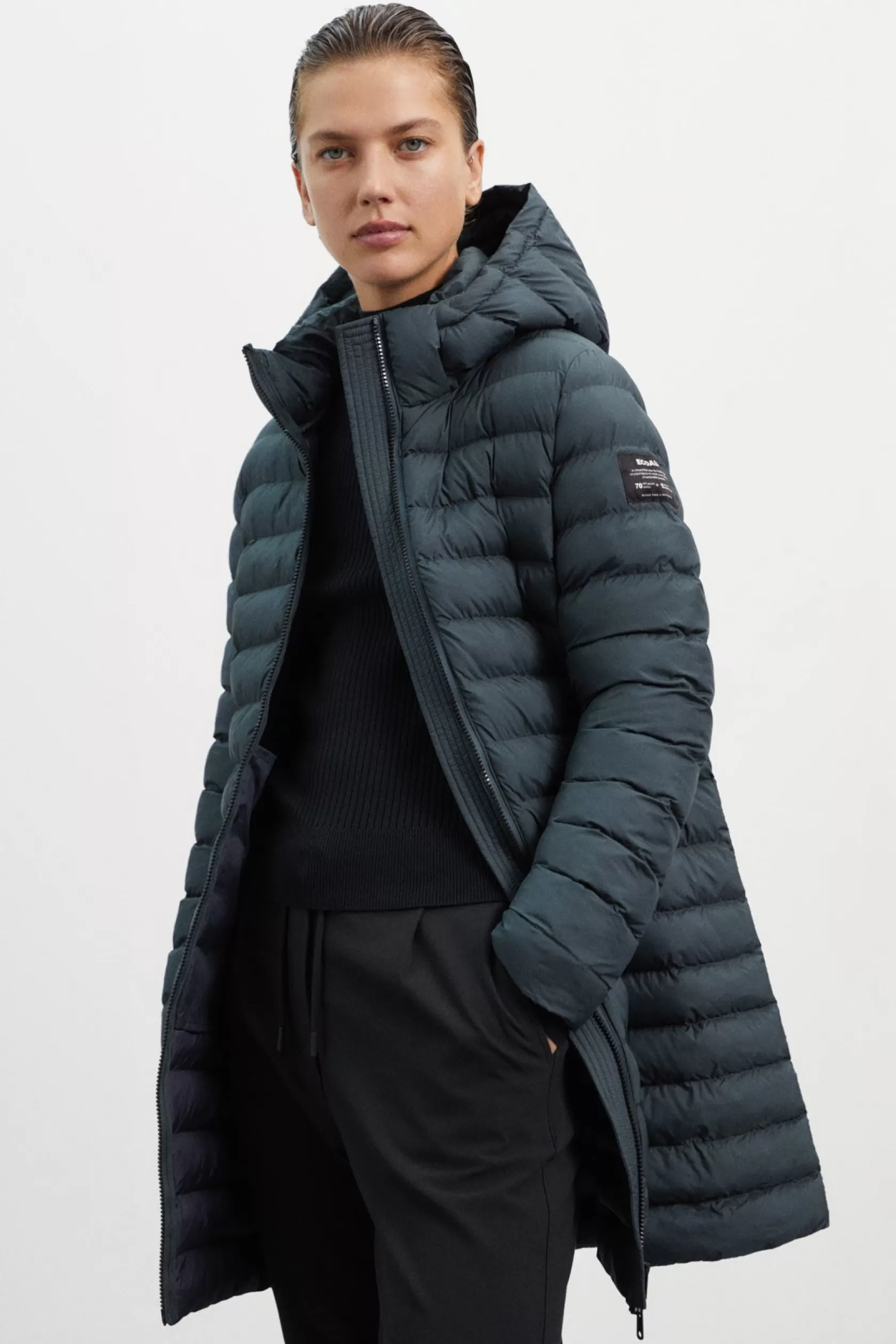 Abrigos y Chaquetas*Ecoalf ABRIGO CRONULLA VERDE charcoal