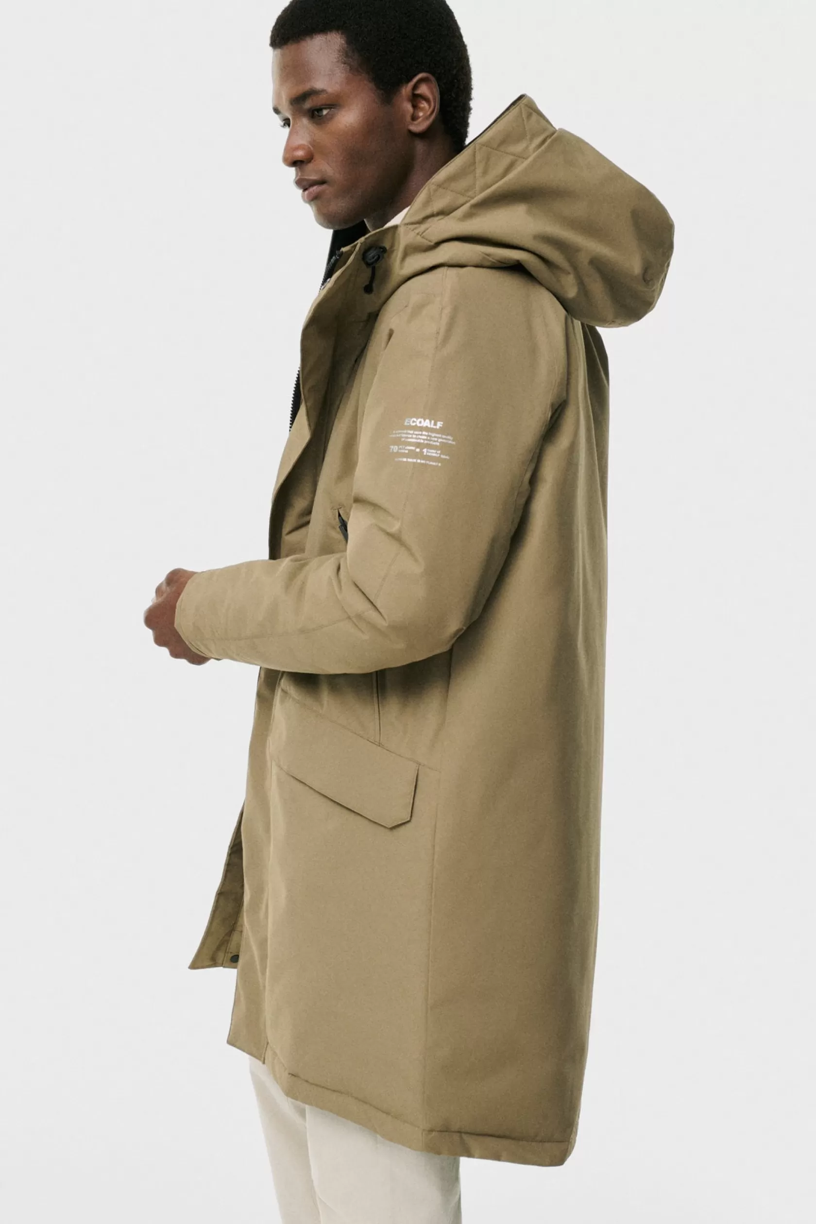 Abrigos y Chaquetas*Ecoalf ABRIGO ICEBERG MARRÓN Kangaroo