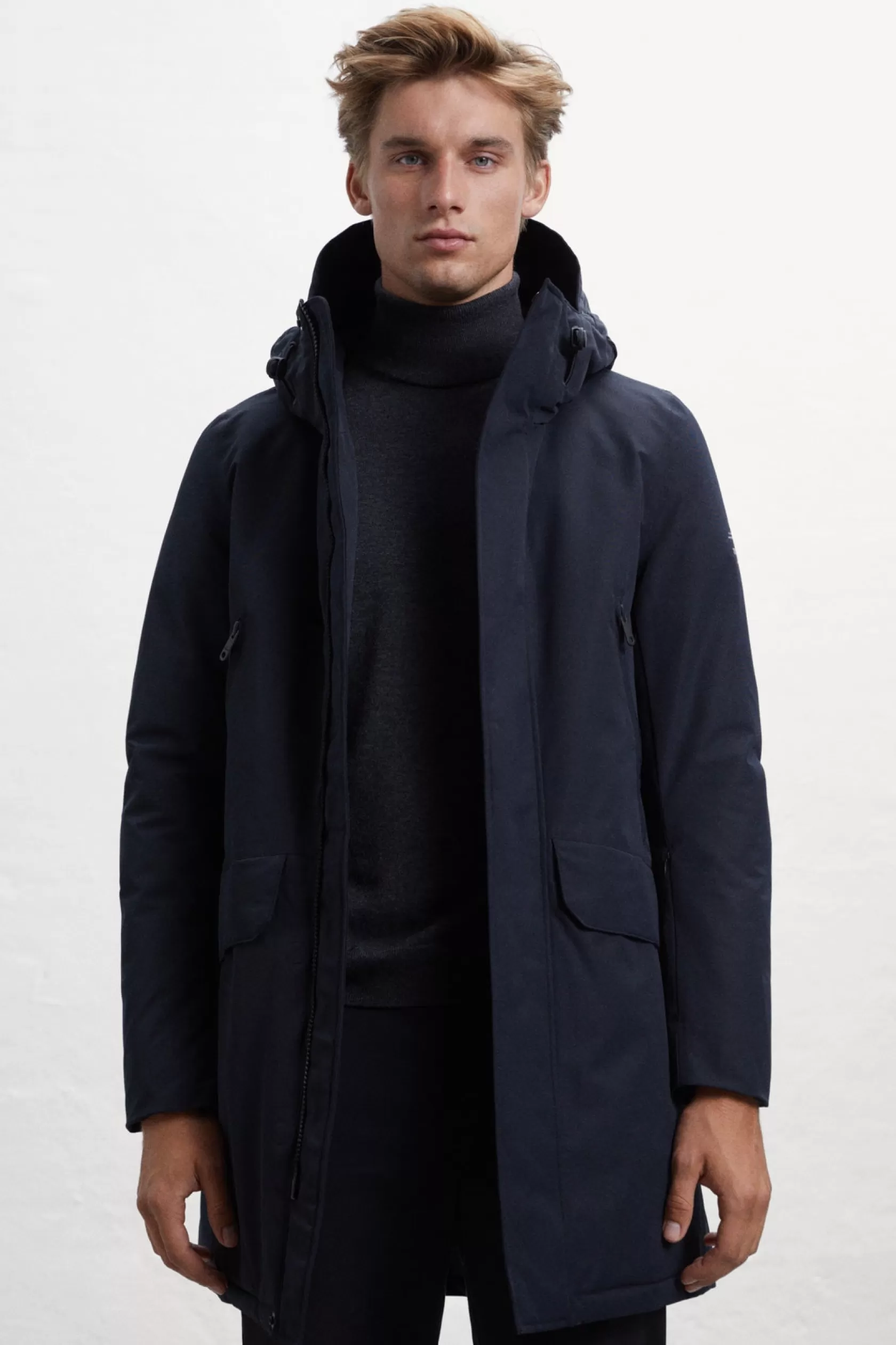 Abrigos y Chaquetas*Ecoalf ABRIGO ICEBERG NEGRO black