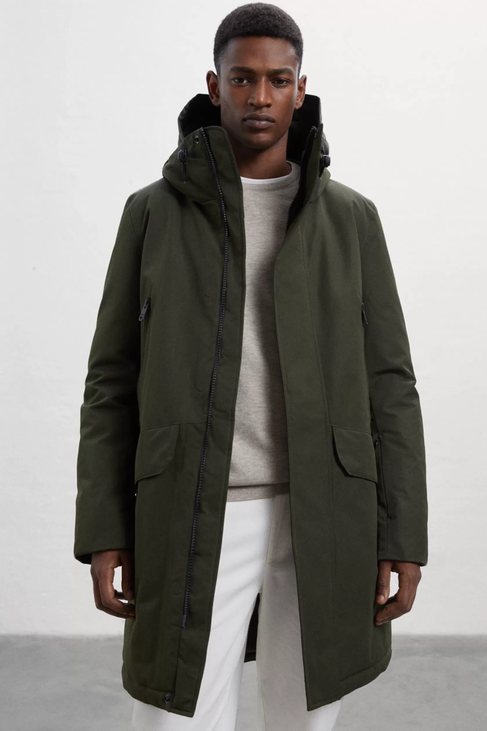 Abrigos y Chaquetas*Ecoalf ABRIGO ICEBERG VERDE forest-night