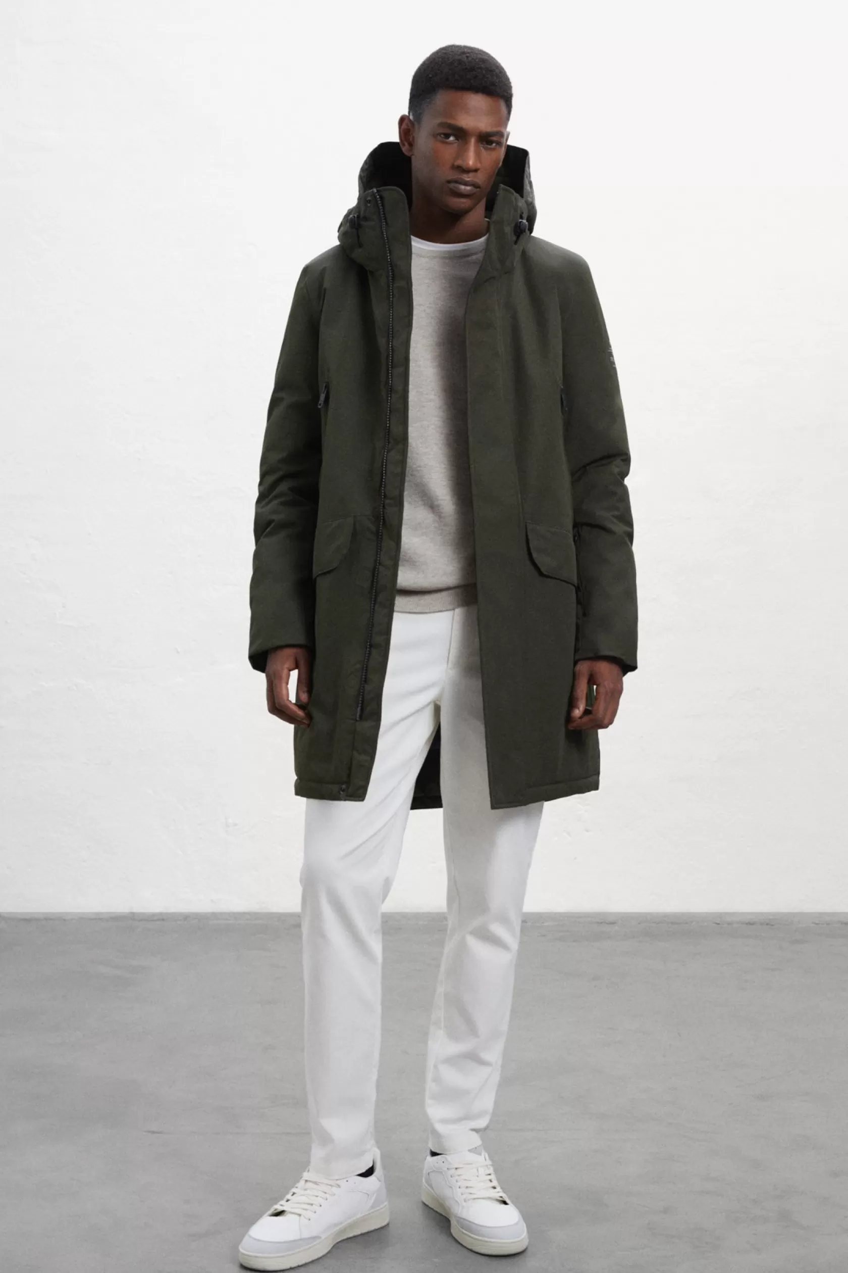 Abrigos y Chaquetas*Ecoalf ABRIGO ICEBERG VERDE forest-night
