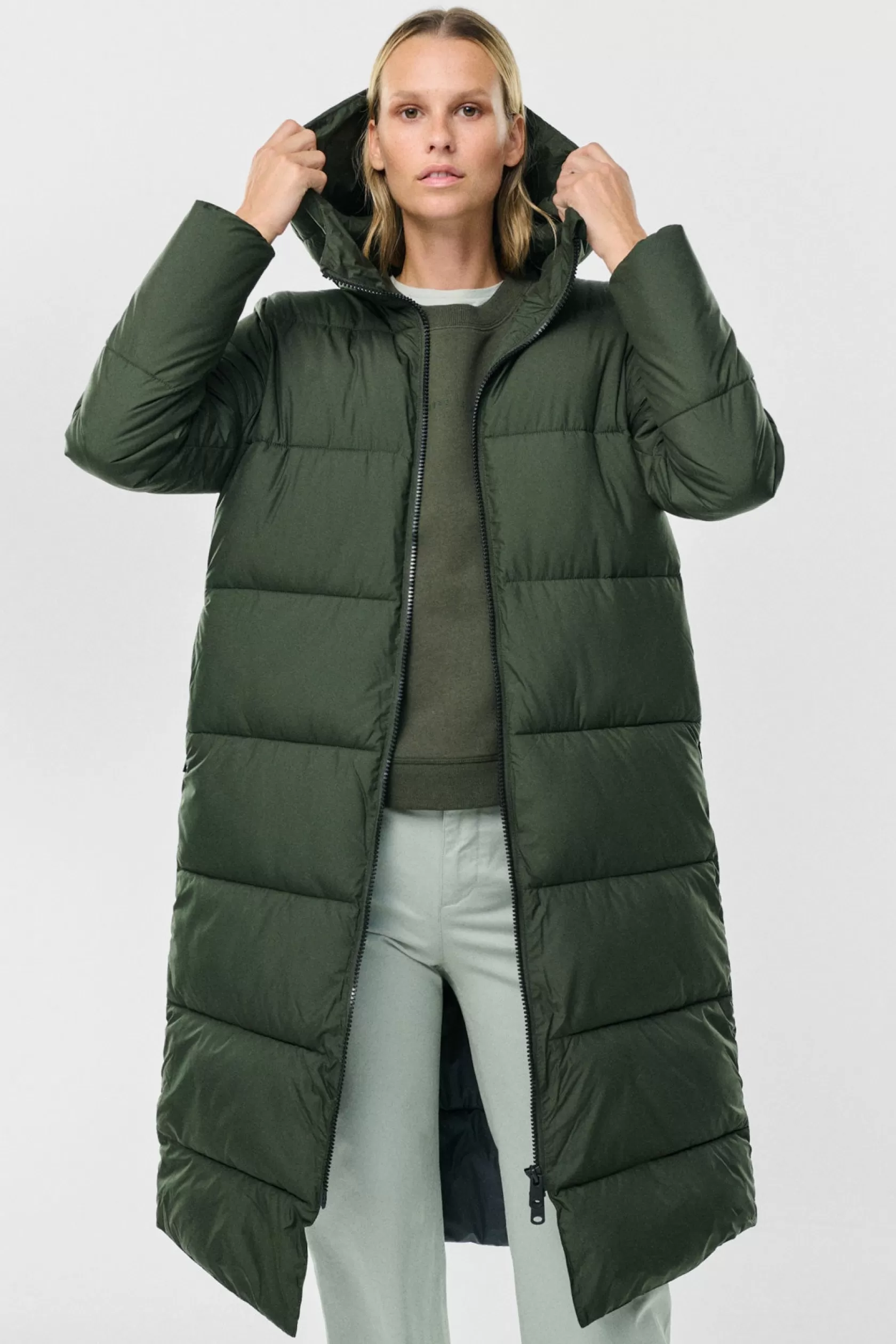 Abrigos y Chaquetas*Ecoalf ABRIGO LENOX VERDE Forest Night