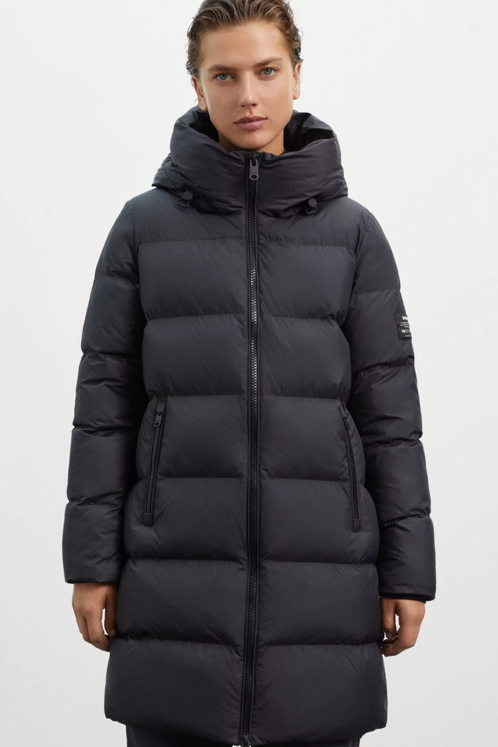 Abrigos y Chaquetas*Ecoalf ABRIGO MANLIE NEGRO black
