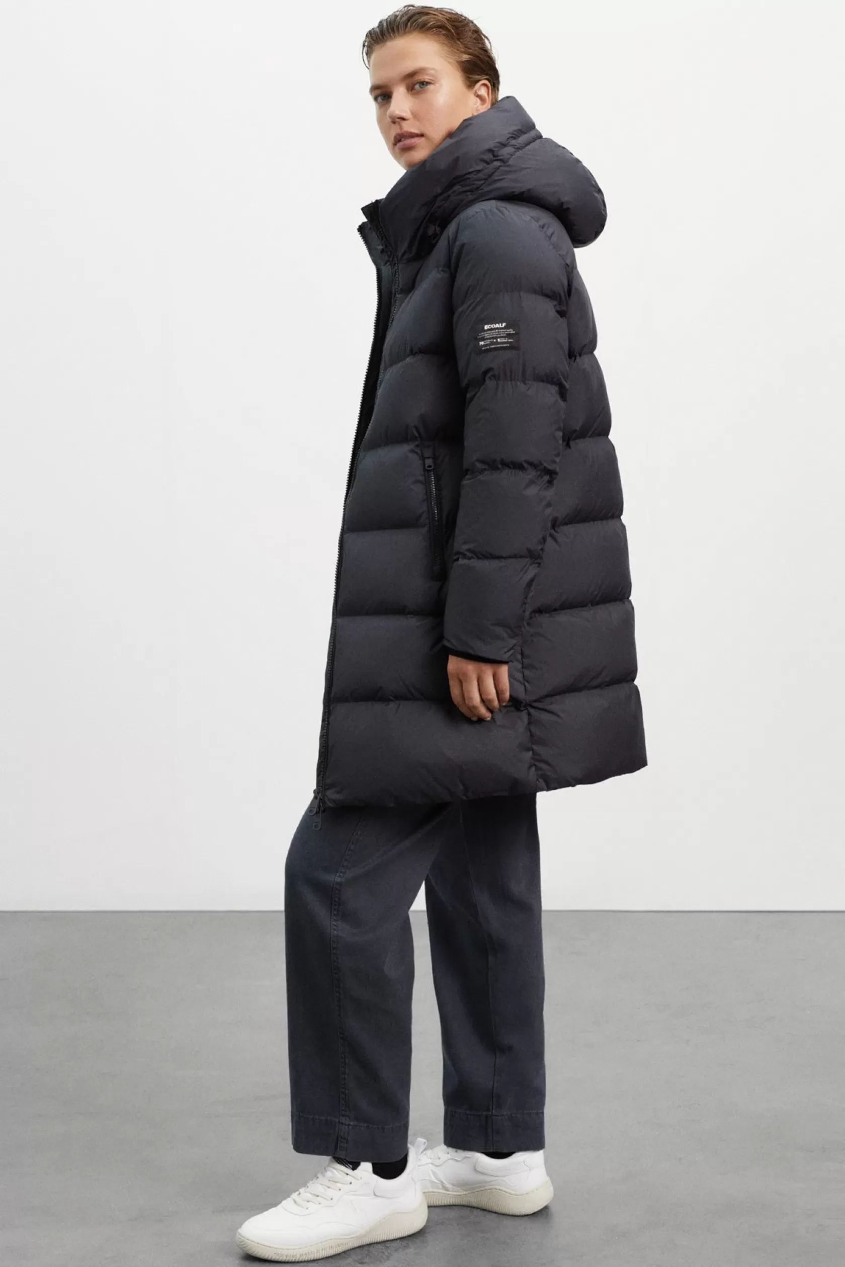 Abrigos y Chaquetas*Ecoalf ABRIGO MANLIE NEGRO black