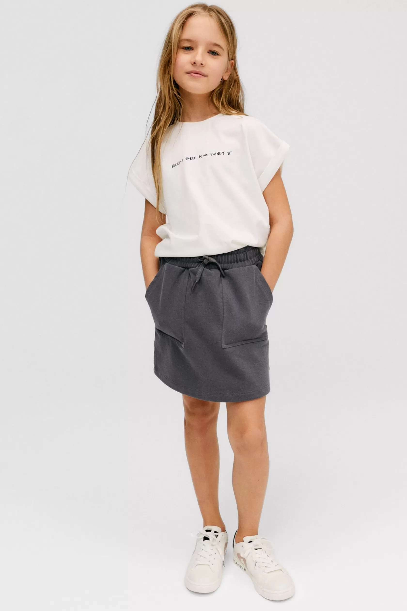Vestidos y faldas*Ecoalf BIXA SKIRT GREY Caviar