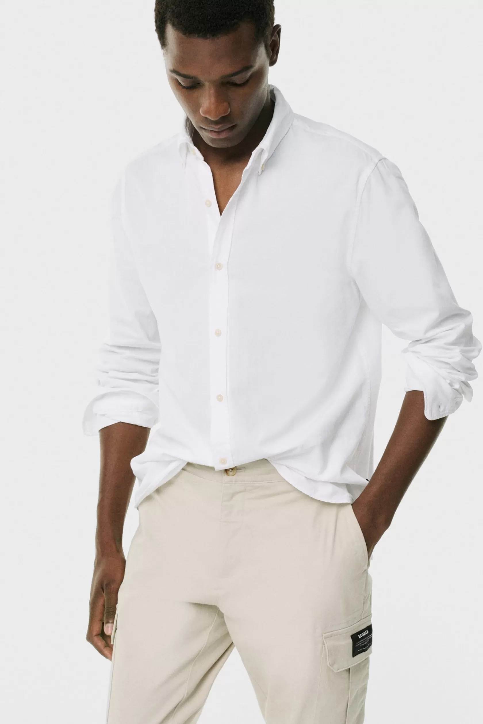 Camisas*Ecoalf CAMISA ANTEJO BLANCA White