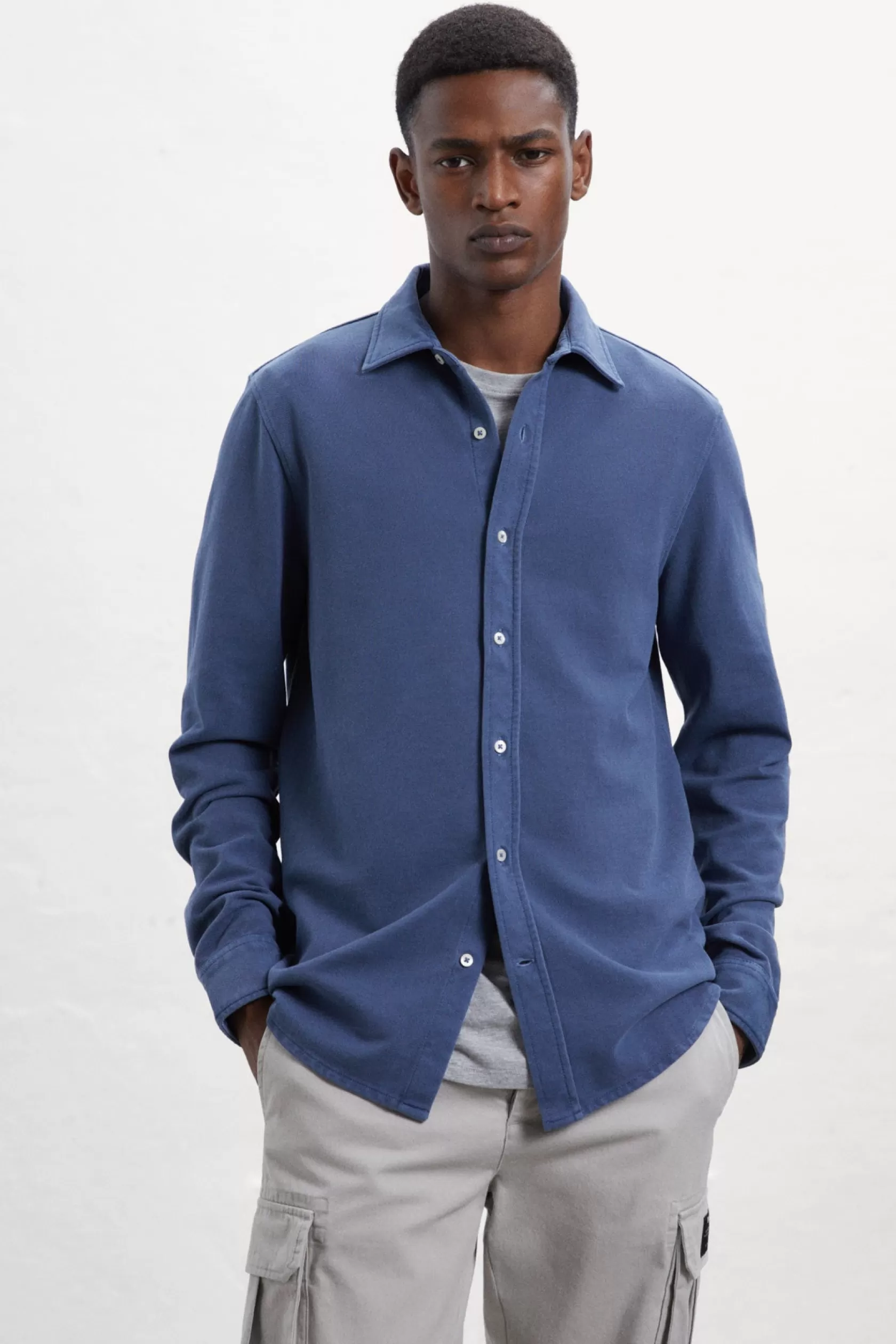 Camisas*Ecoalf CAMISA GOTHAM AZUL blueindigo