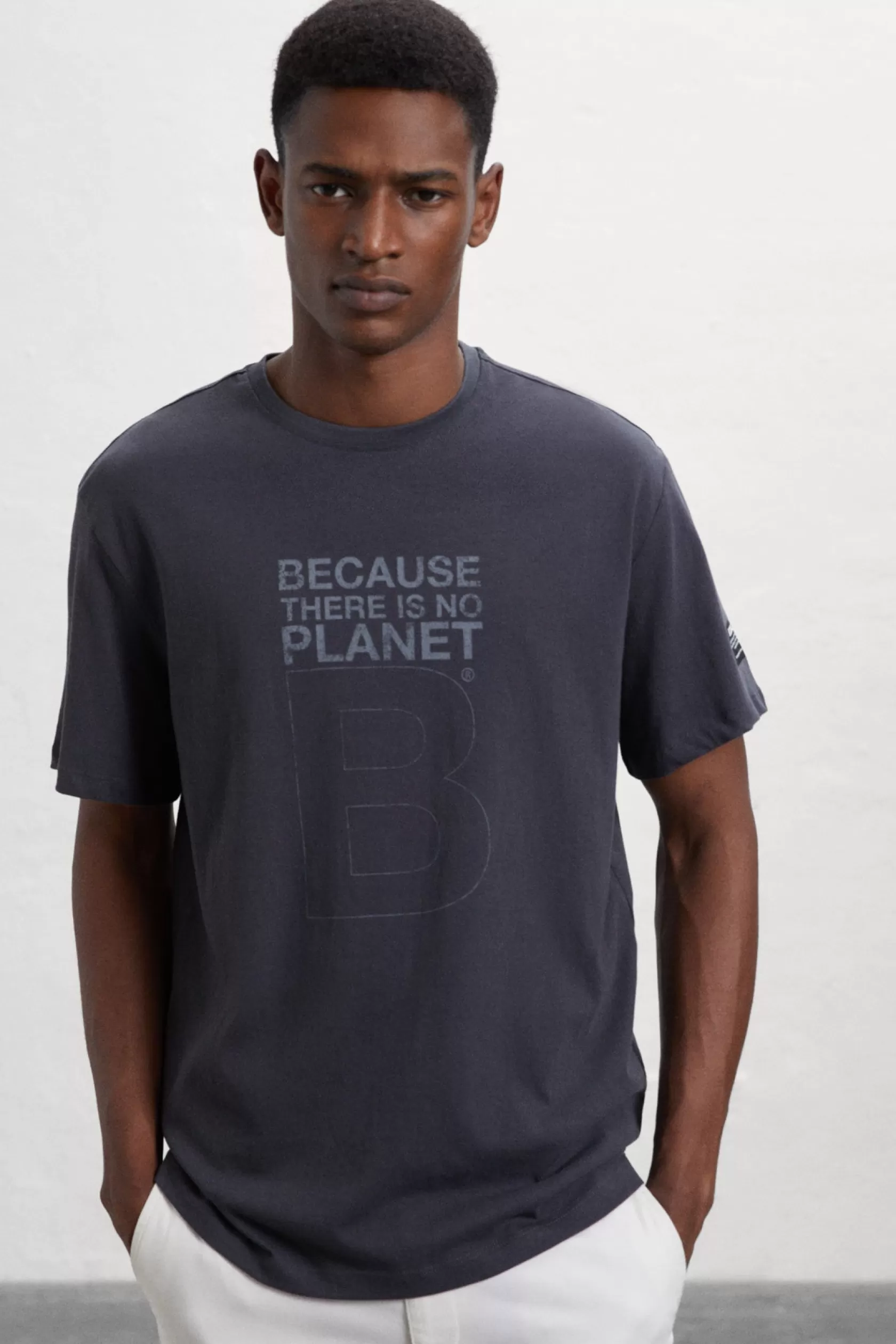 Camisetas*Ecoalf CAMISETA GREAT B caviar