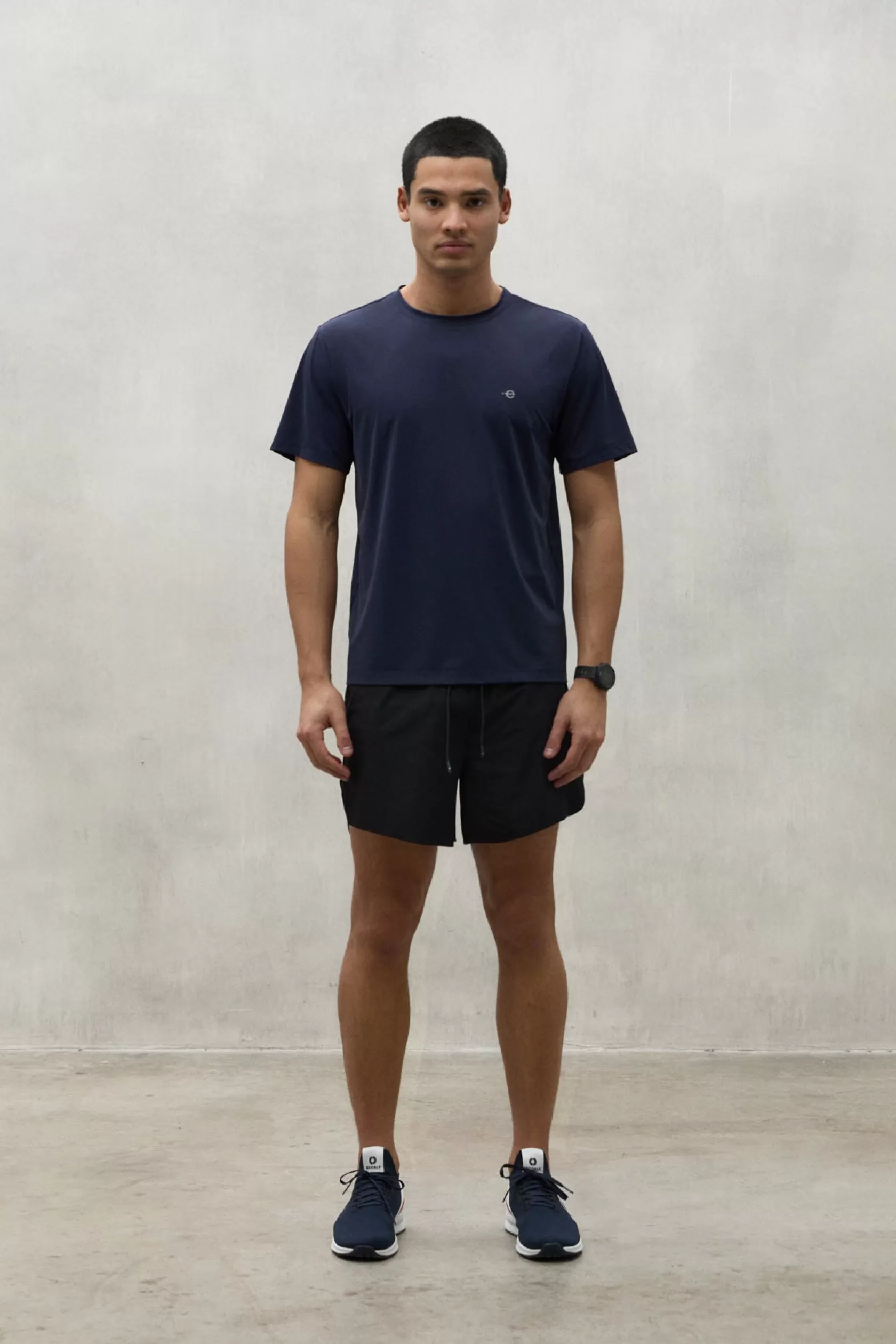 Running*Ecoalf CAMISETA ZURICH AZUL inkblue