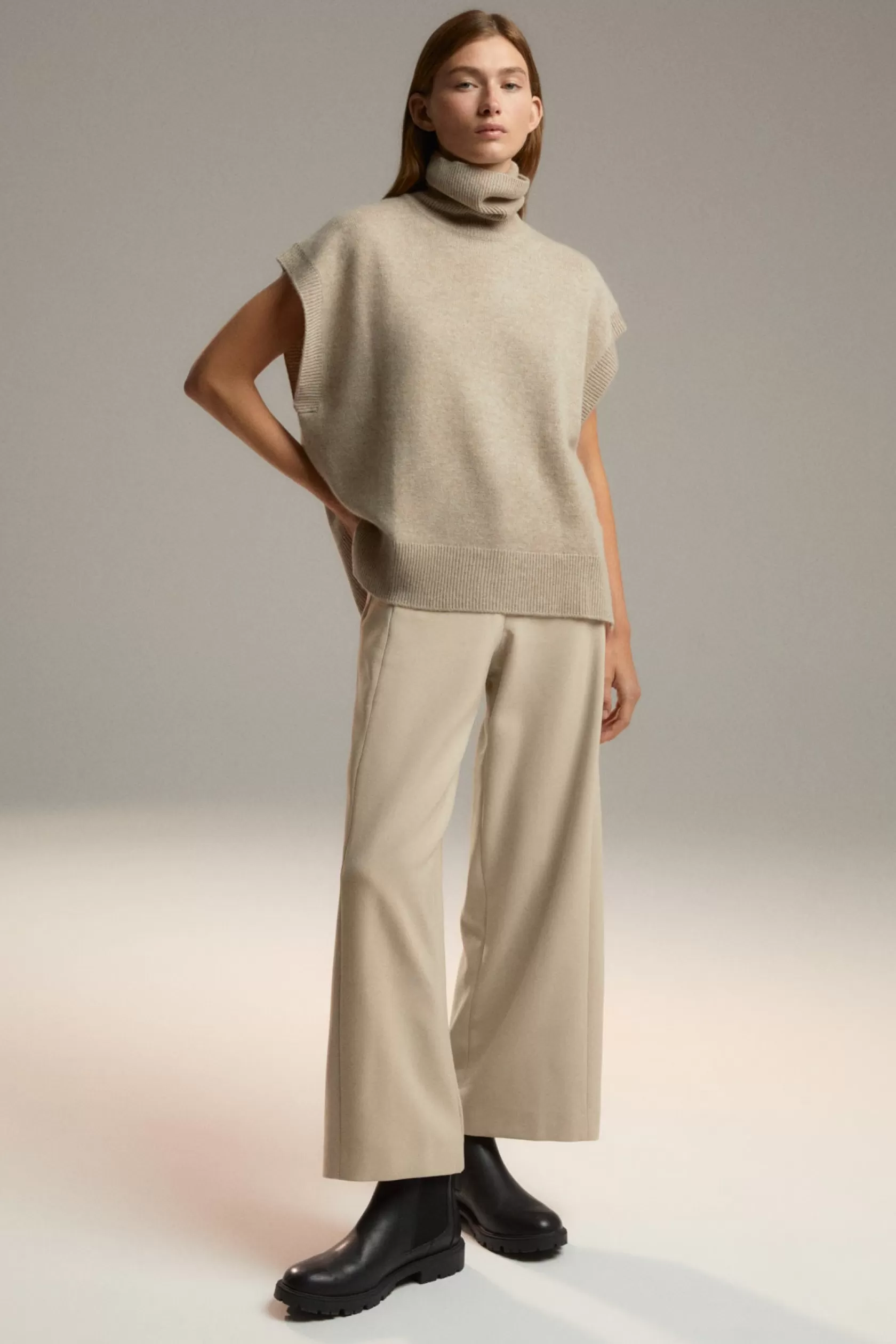Punto y jerséis | Chalecos*Ecoalf CHALECO DE PUNTO SE BEIGE beige-melange