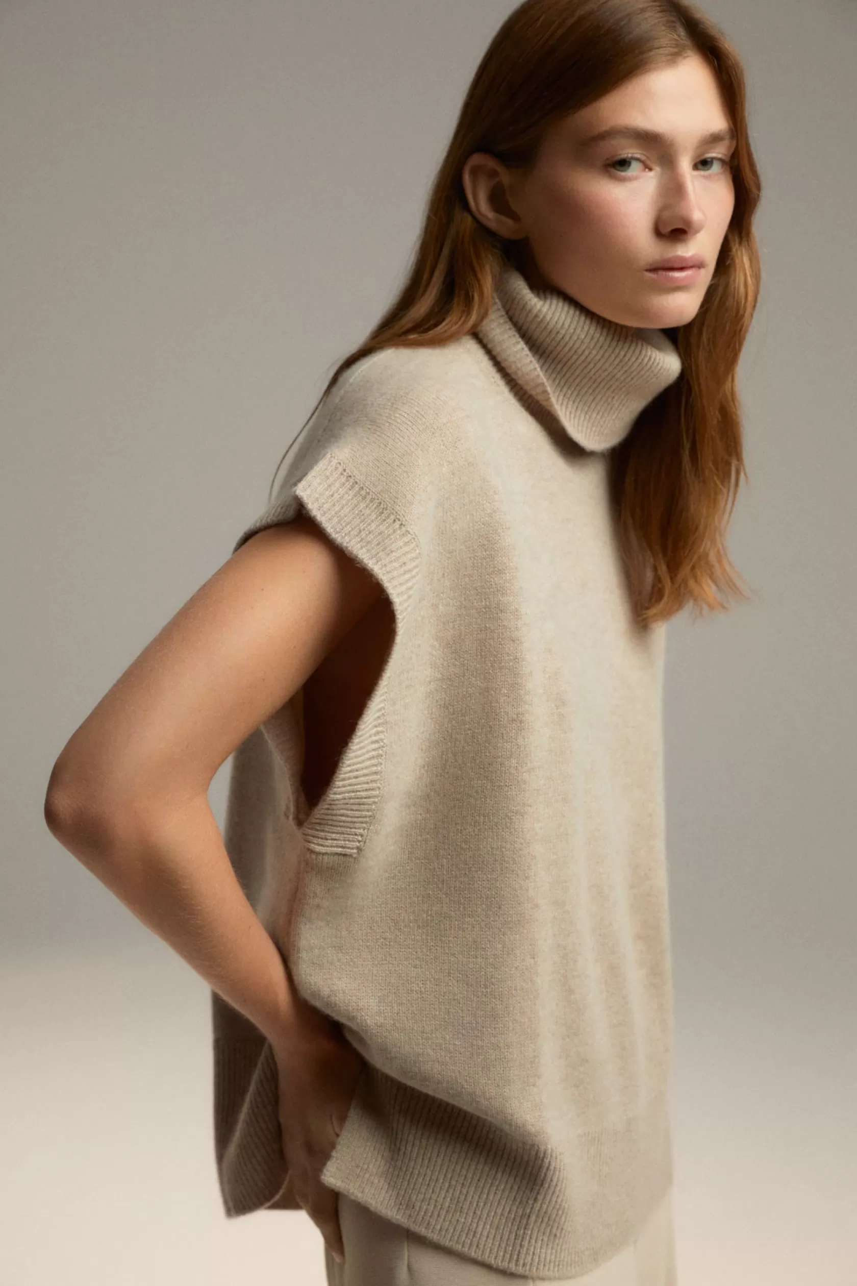 Punto y jerséis | Chalecos*Ecoalf CHALECO DE PUNTO SE BEIGE beige-melange