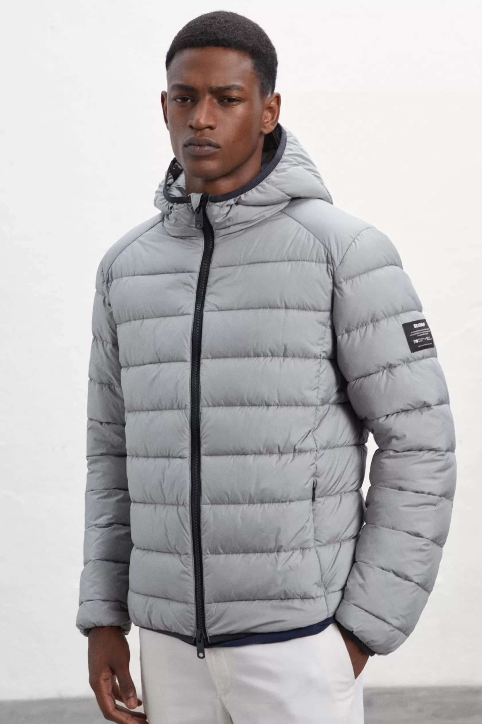 Abrigos y Chaquetas*Ecoalf CHAQUETA ASPEN GRIS plain grey