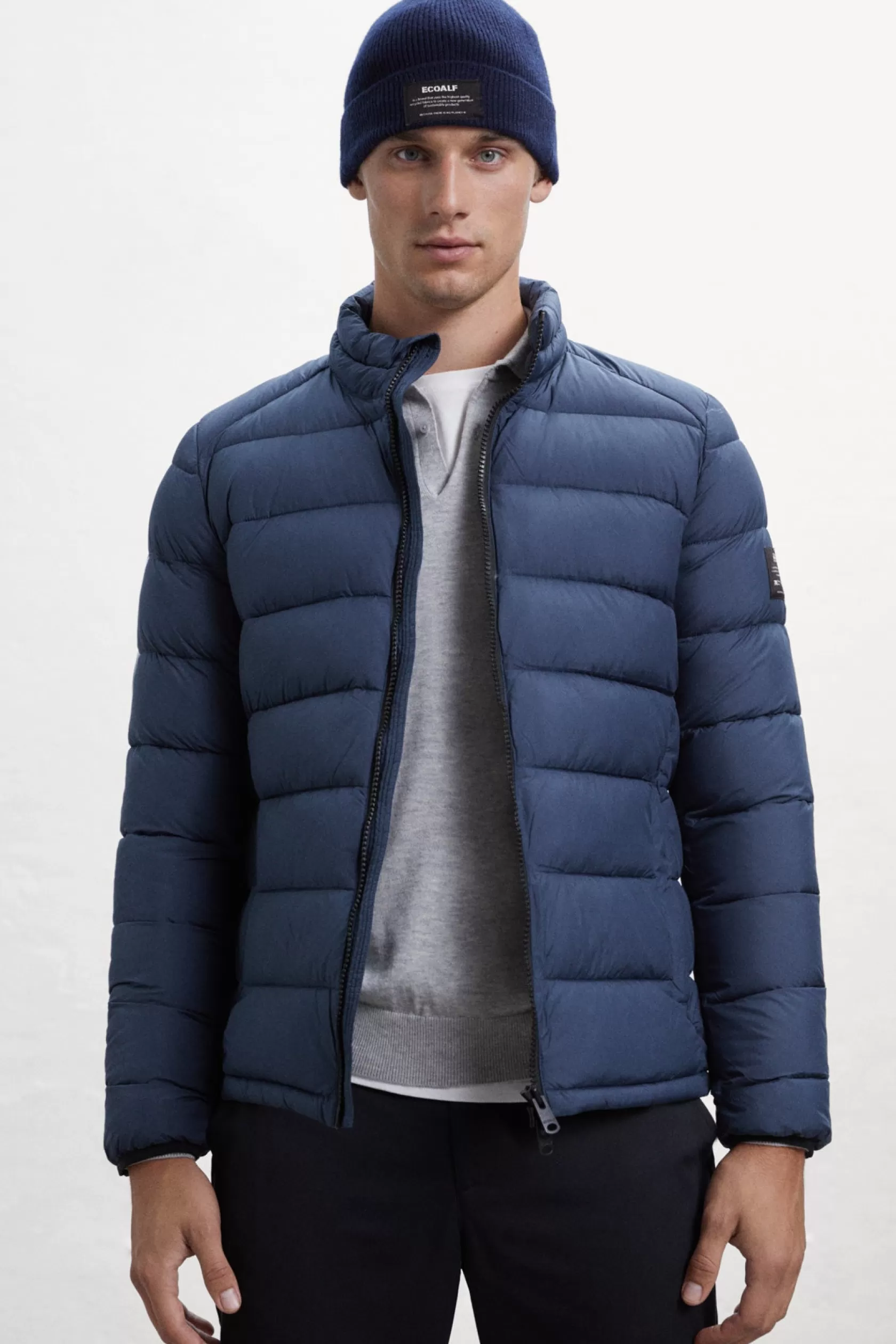 Abrigos y Chaquetas*Ecoalf CHAQUETA BERET AZUL MARINO steelblue