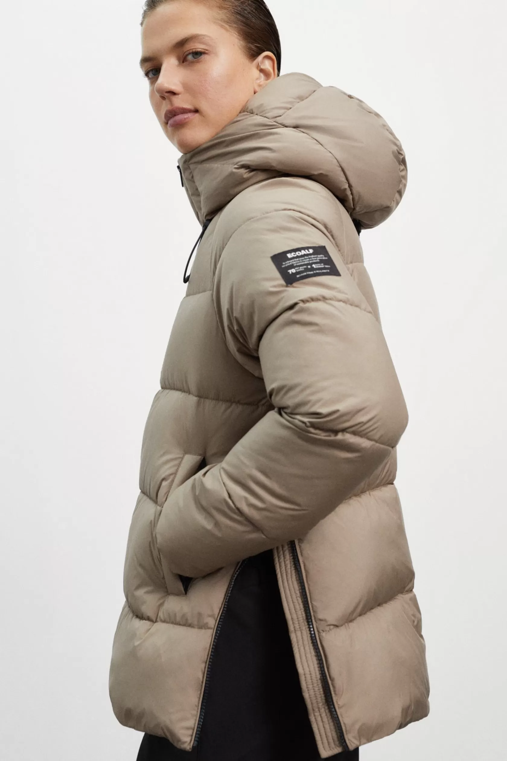 Abrigos y Chaquetas*Ecoalf CHAQUETA FUJI MARRÓN washed stone melange