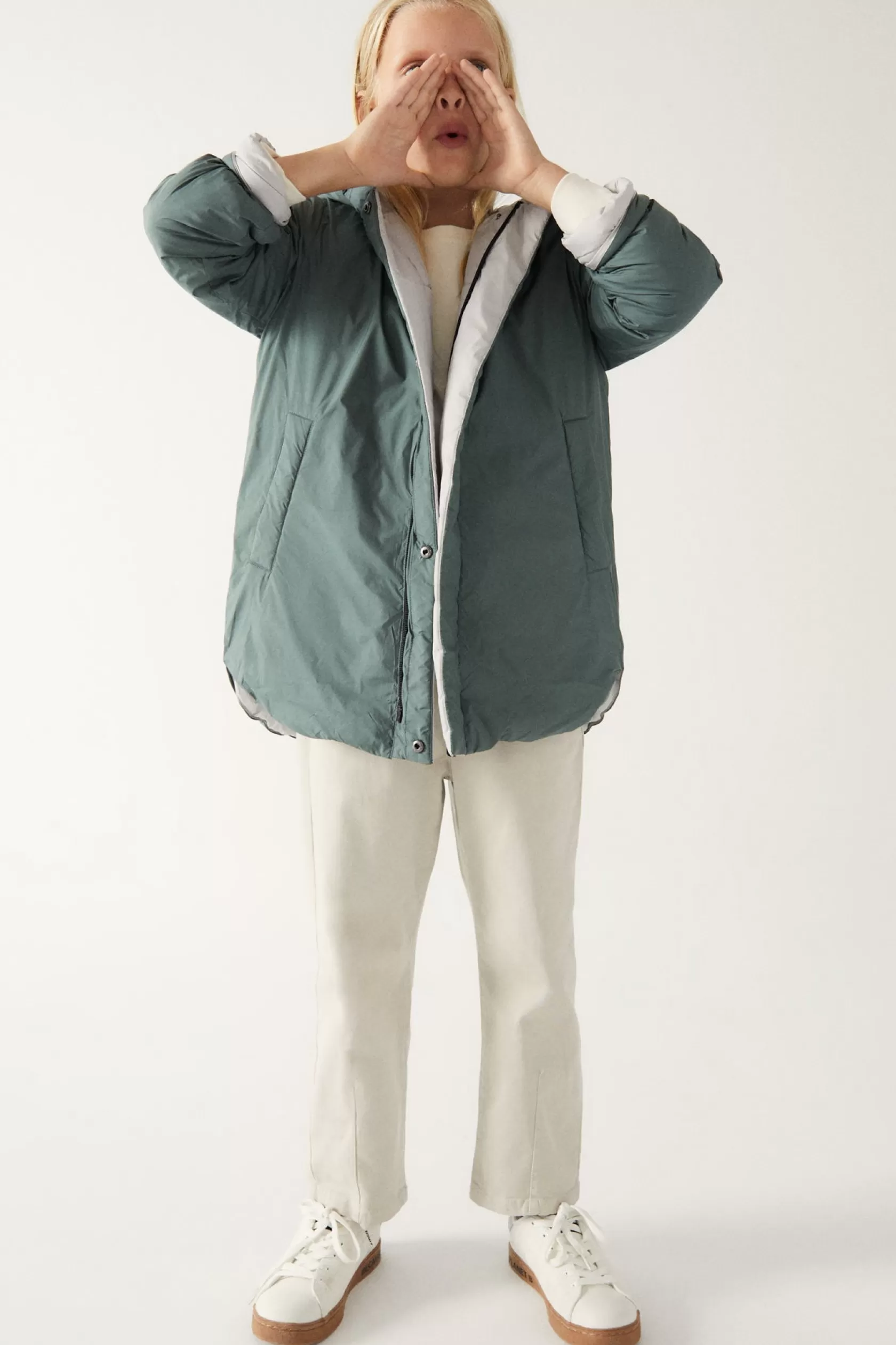Abrigos y Chaquetas*Ecoalf CHAQUETA LEA VERDE dustygreen