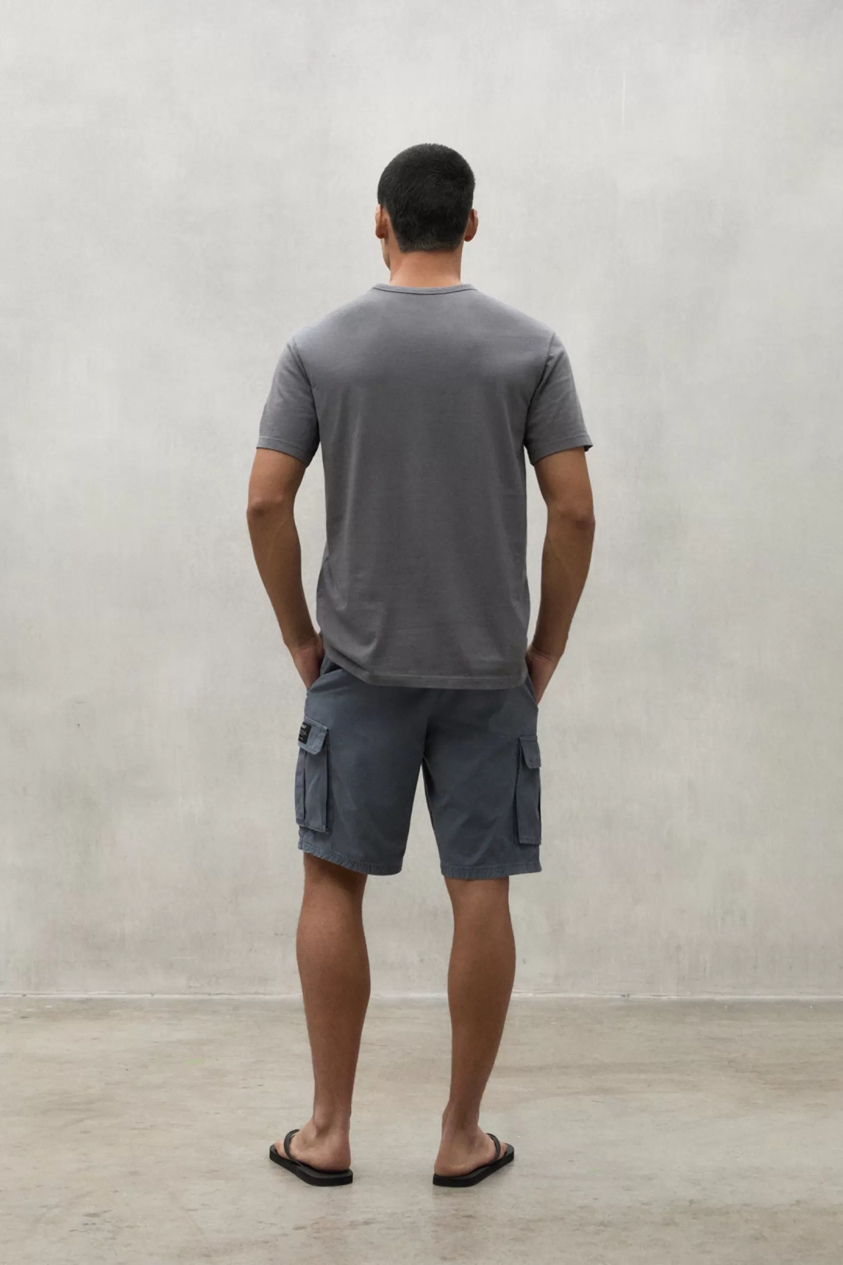 Camisetas*Ecoalf DARK GREY NORDEN T-SHIRT asphalt