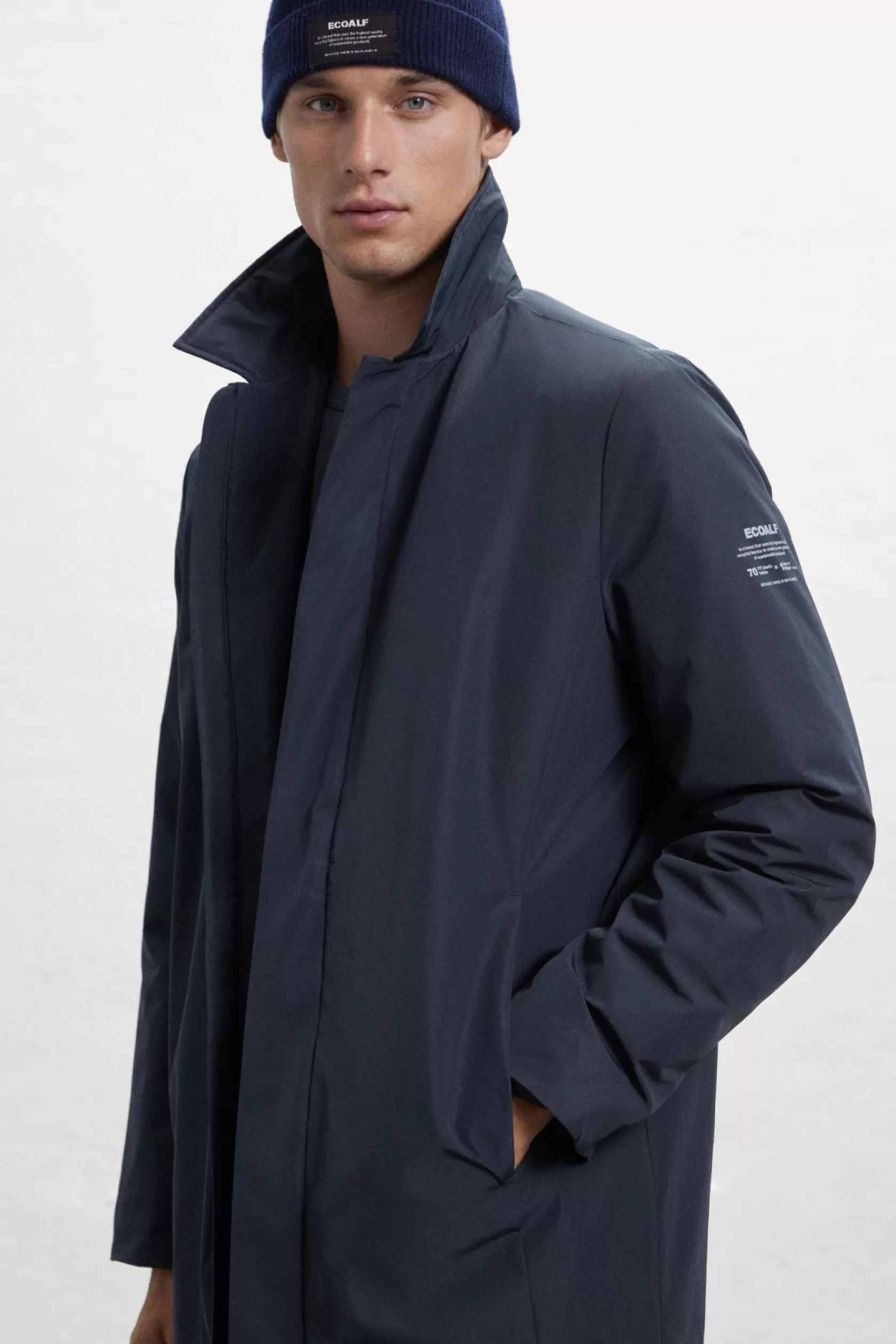 Abrigos y Chaquetas*Ecoalf GABARDINA ABADIA caviar