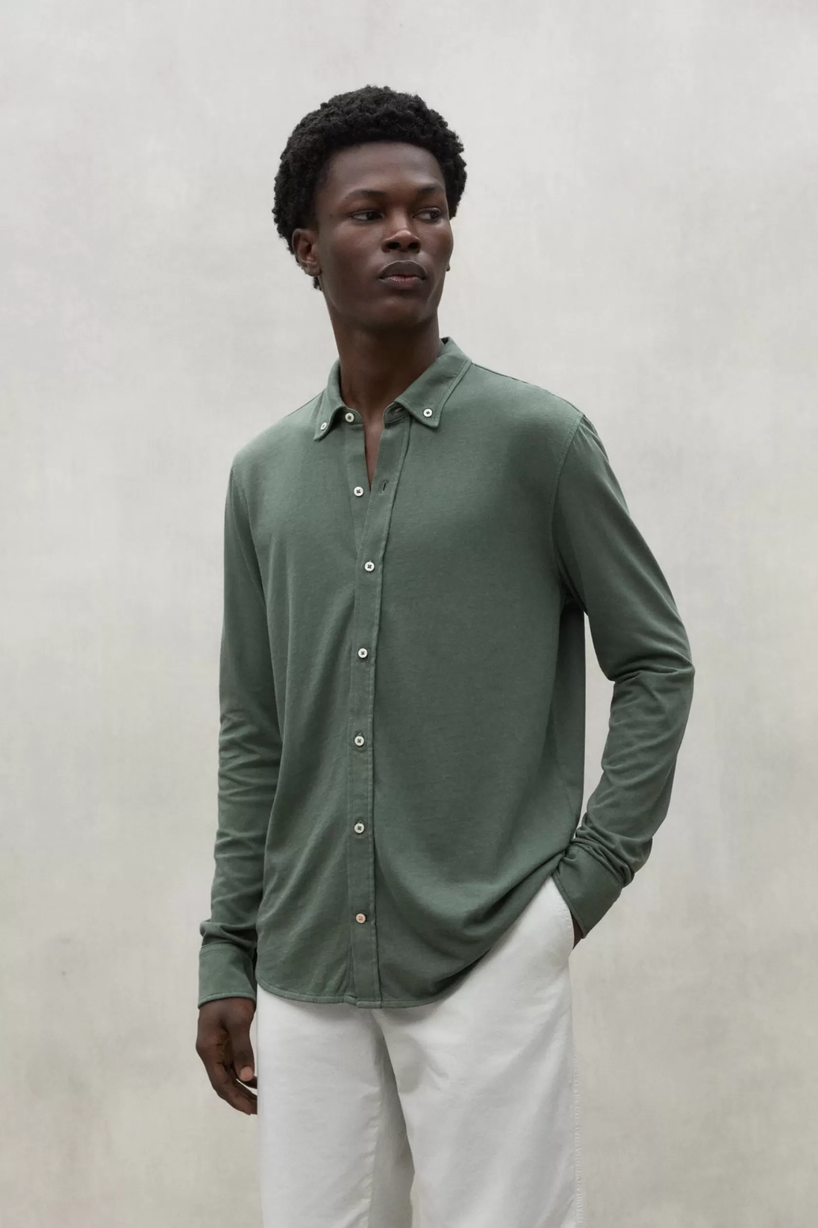 Camisas*Ecoalf GREEN MOLE SHIRT khaki