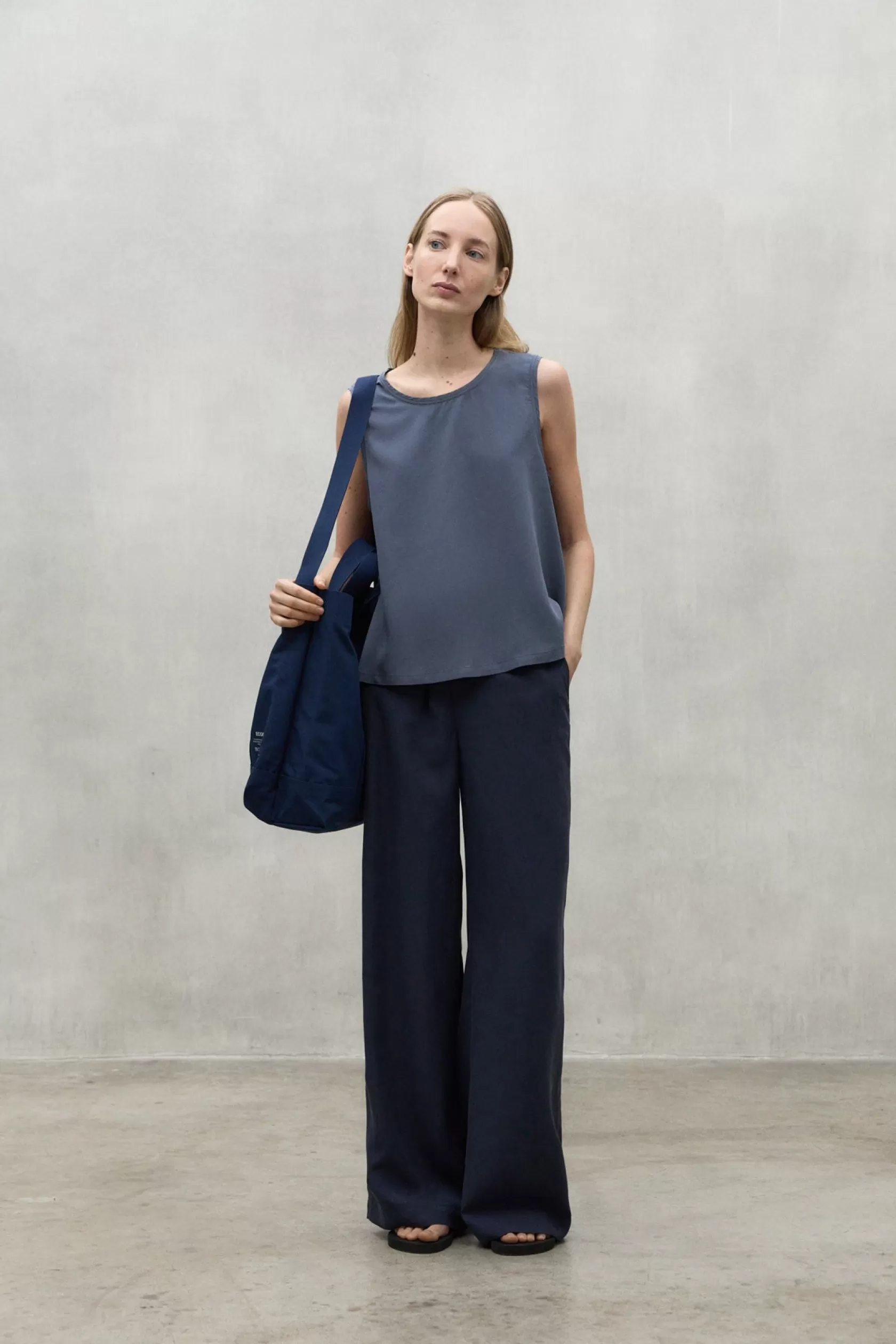 Camisas*Ecoalf GREY SALMA SHIRT greyblue