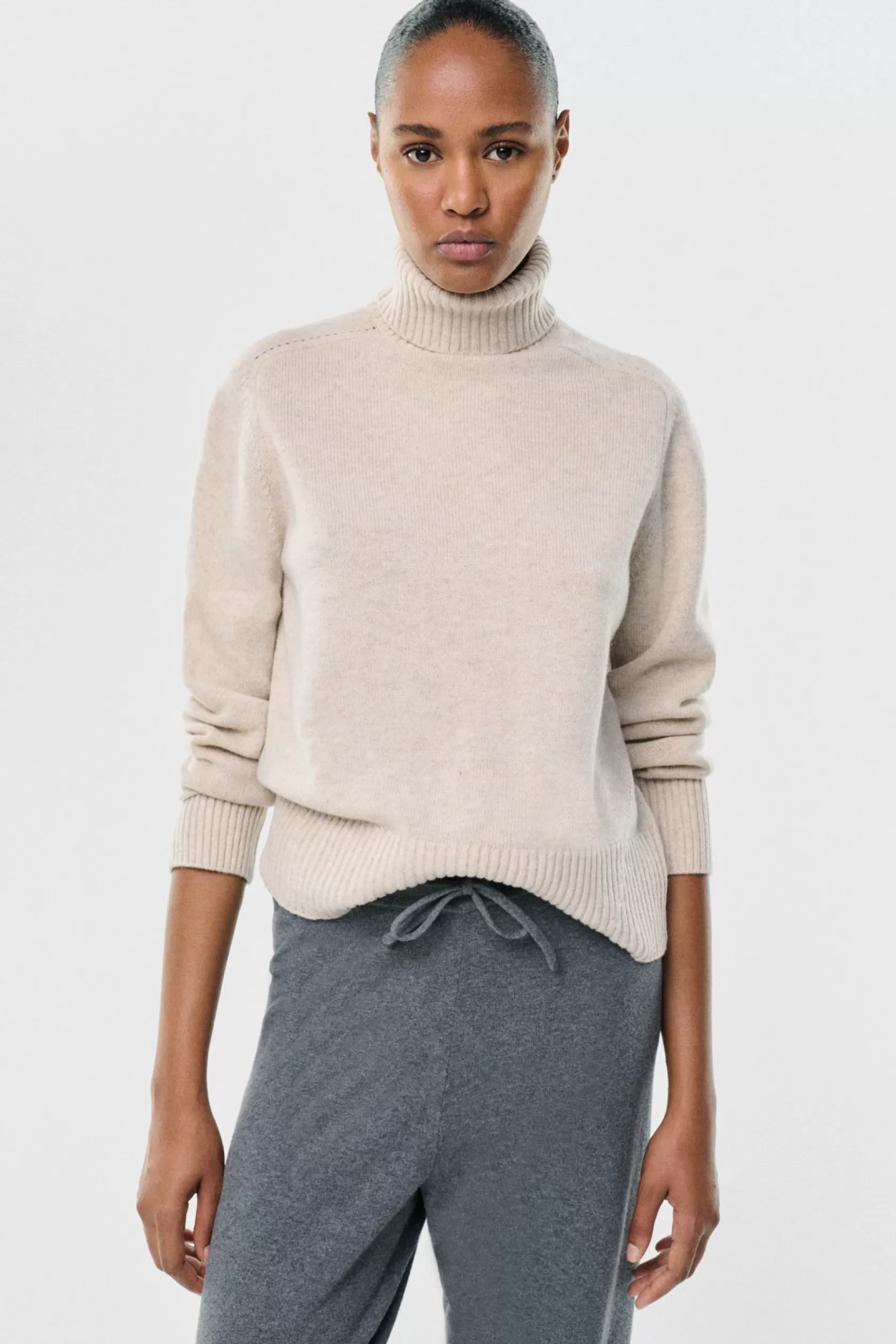 Punto y Jerséis*Ecoalf JERSEY CISA BEIGE Toast Melange