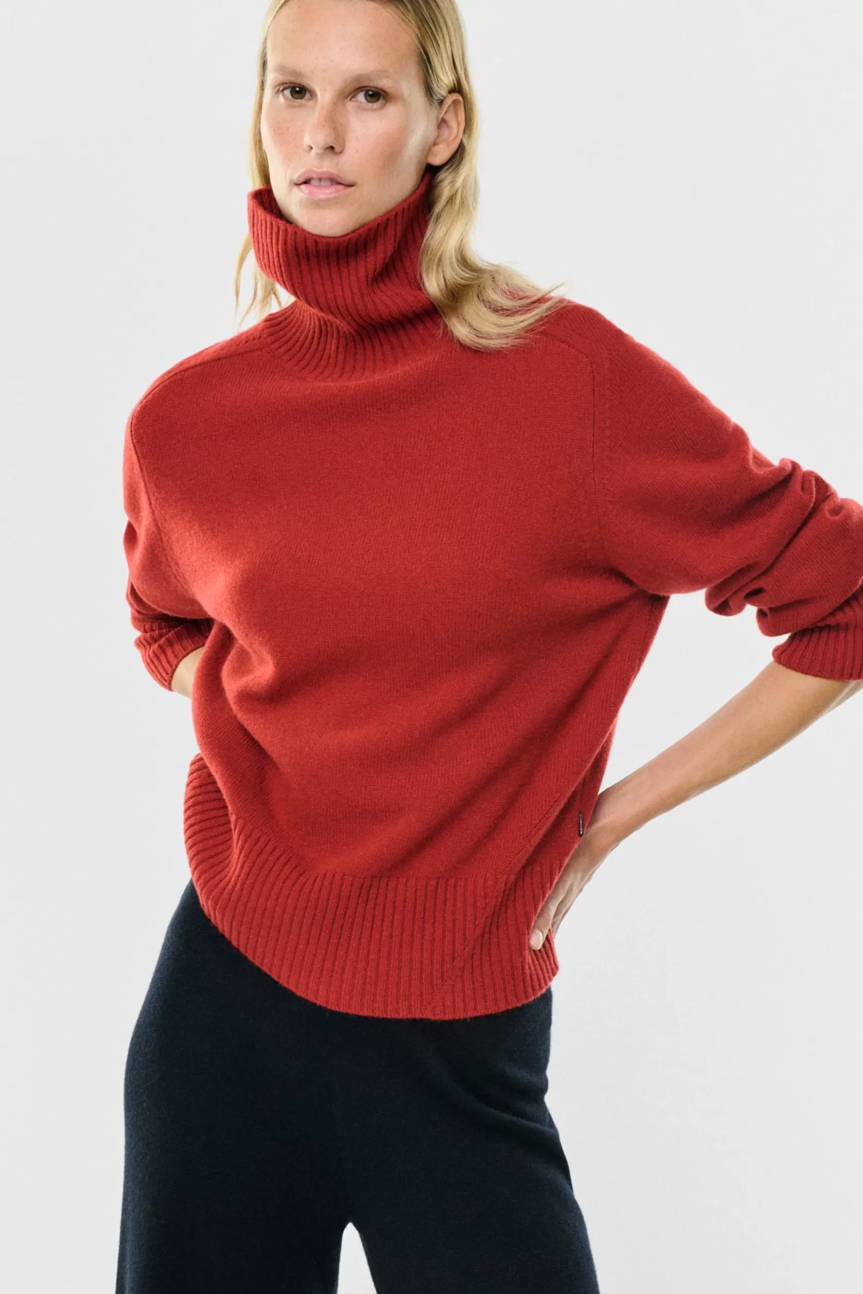 Punto y Jerséis*Ecoalf JERSEY CISA ROJO Burned Red