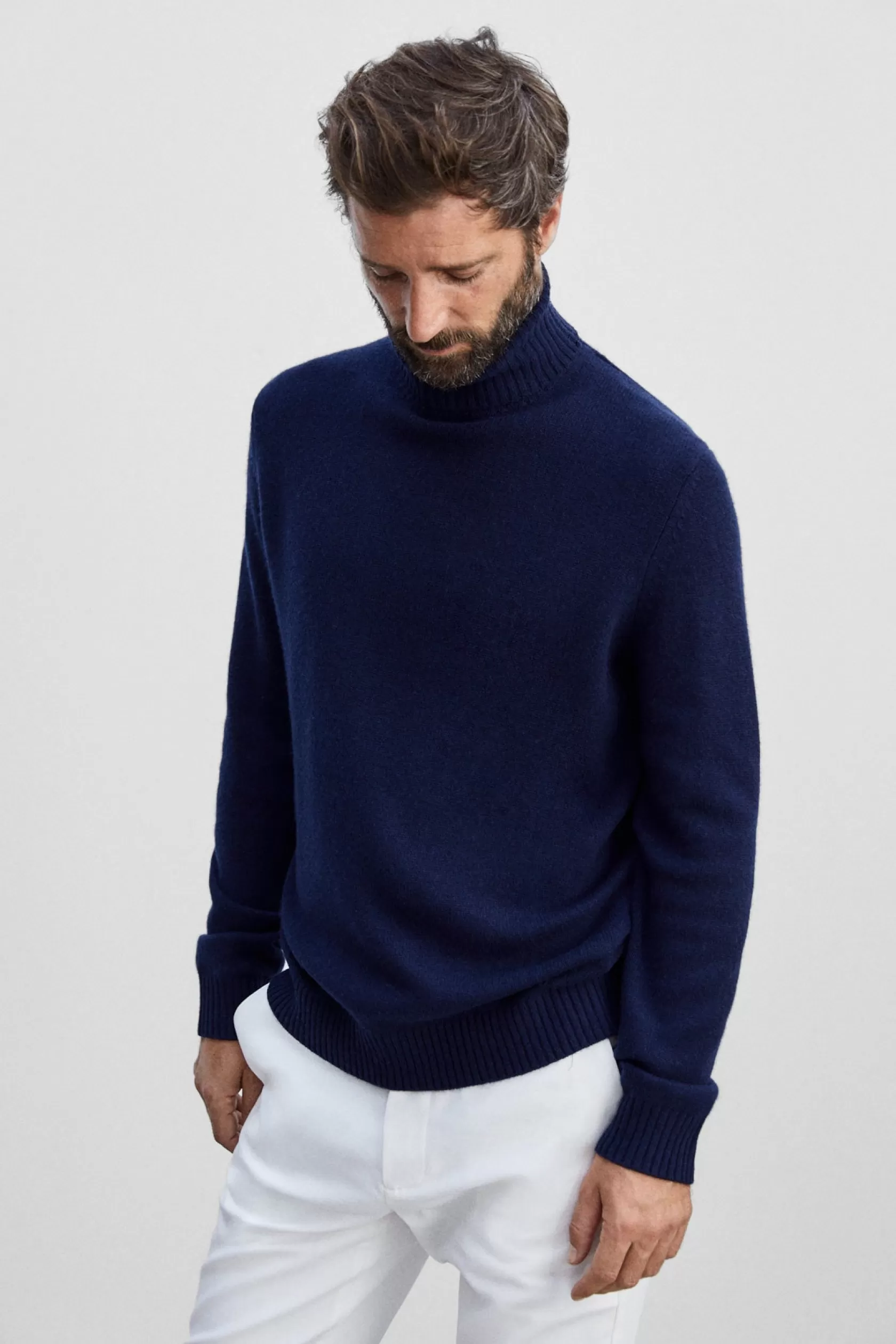 Punto y jerséis | Punto y Jerséis*Ecoalf JERSEY DARDO AZUL MARINO Midnightnavy