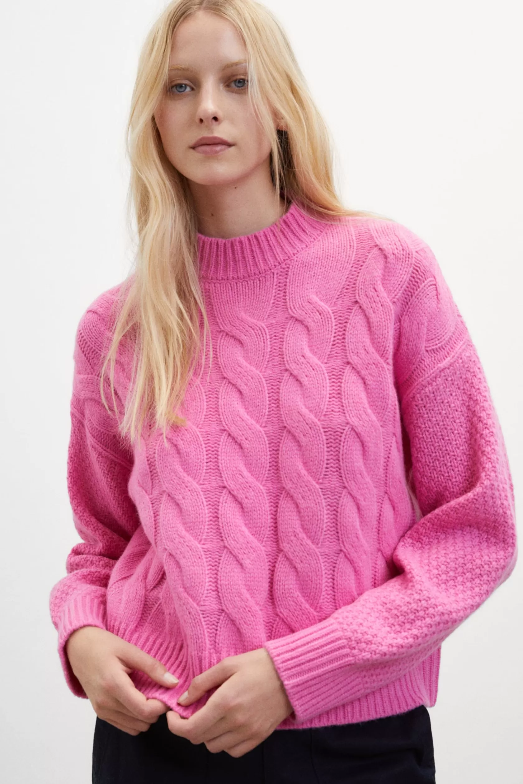 Punto y Jerséis*Ecoalf JERSEY DE PUNTO MIMOSA ROSA dark pink