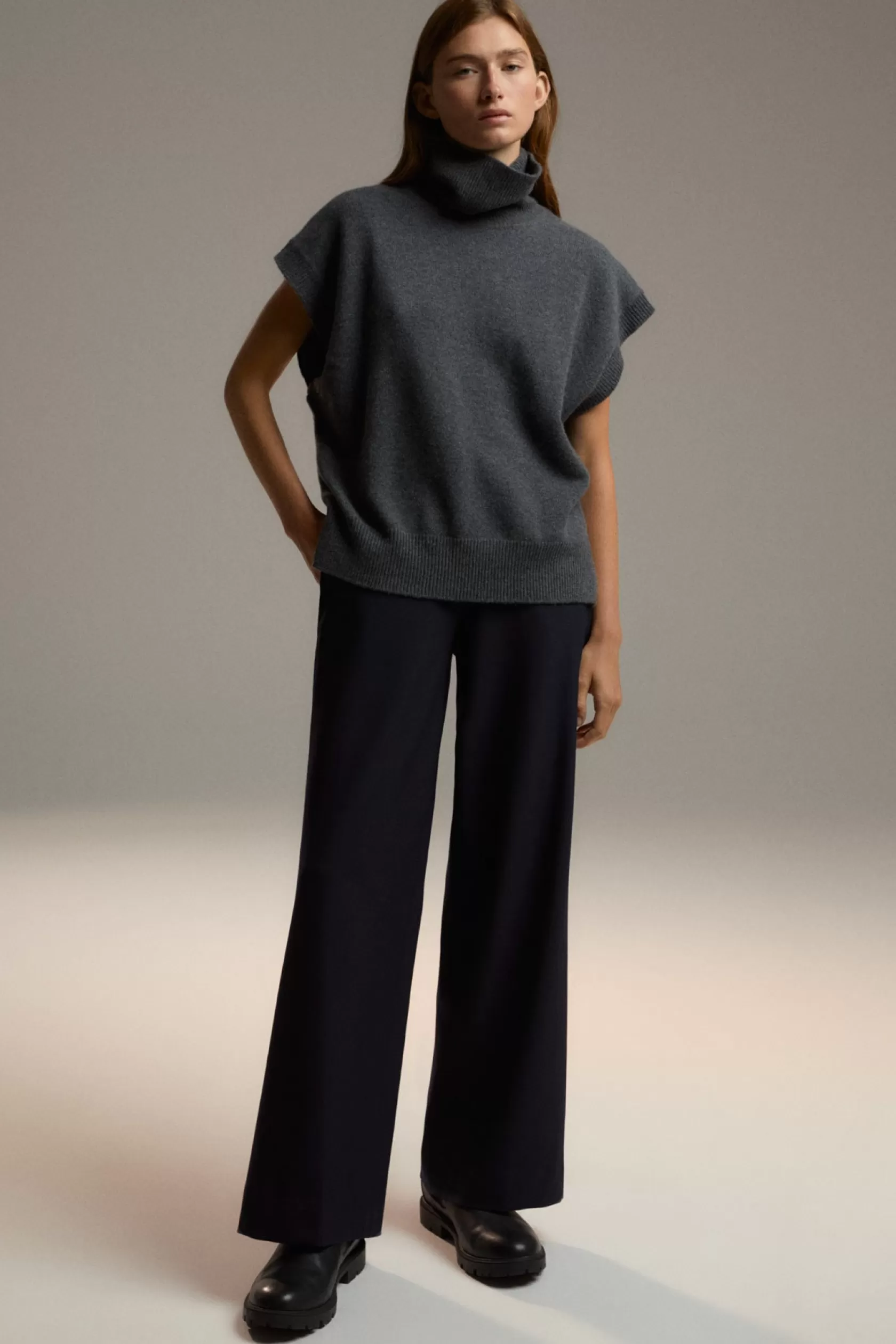Punto y jerséis | Chalecos*Ecoalf JERSEY DE PUNTO SE CAVIAR darkgrey