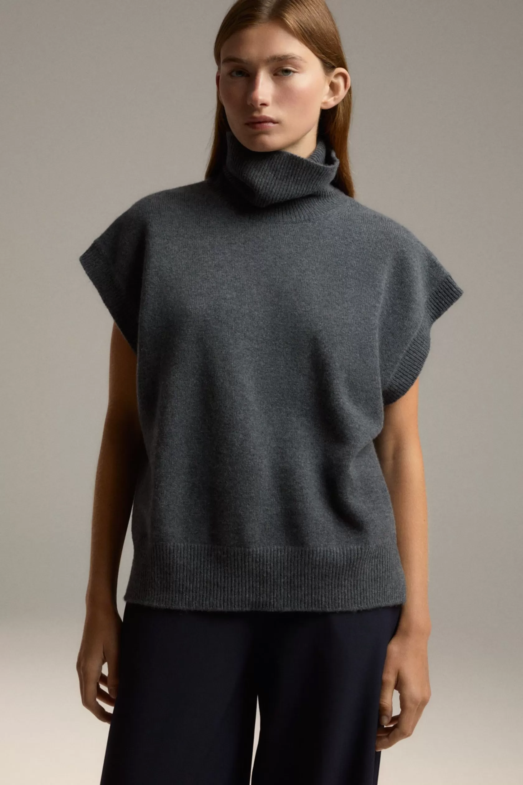 Punto y jerséis | Chalecos*Ecoalf JERSEY DE PUNTO SE CAVIAR darkgrey