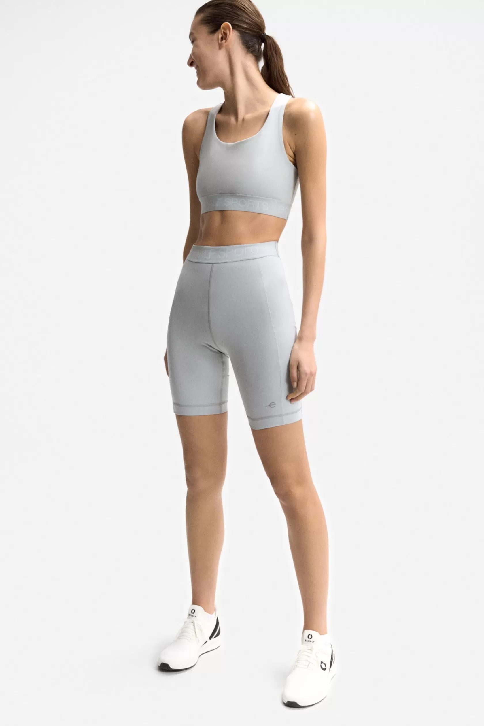 Running*Ecoalf LEGGINGS CORTOS ROME GRISES lightgrey