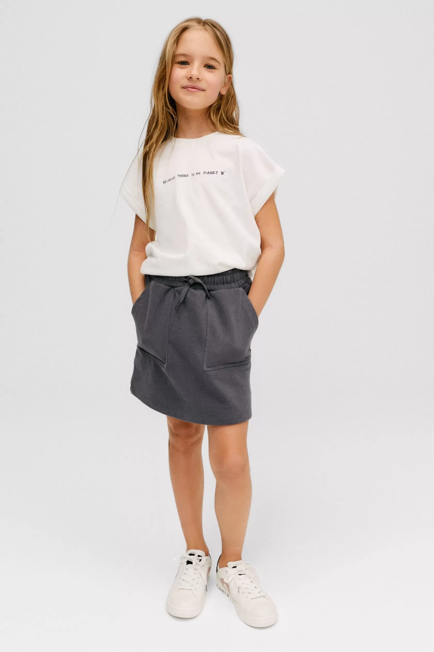 Camisetas*Ecoalf MAHONIA T-SHIRT WHITE Off White