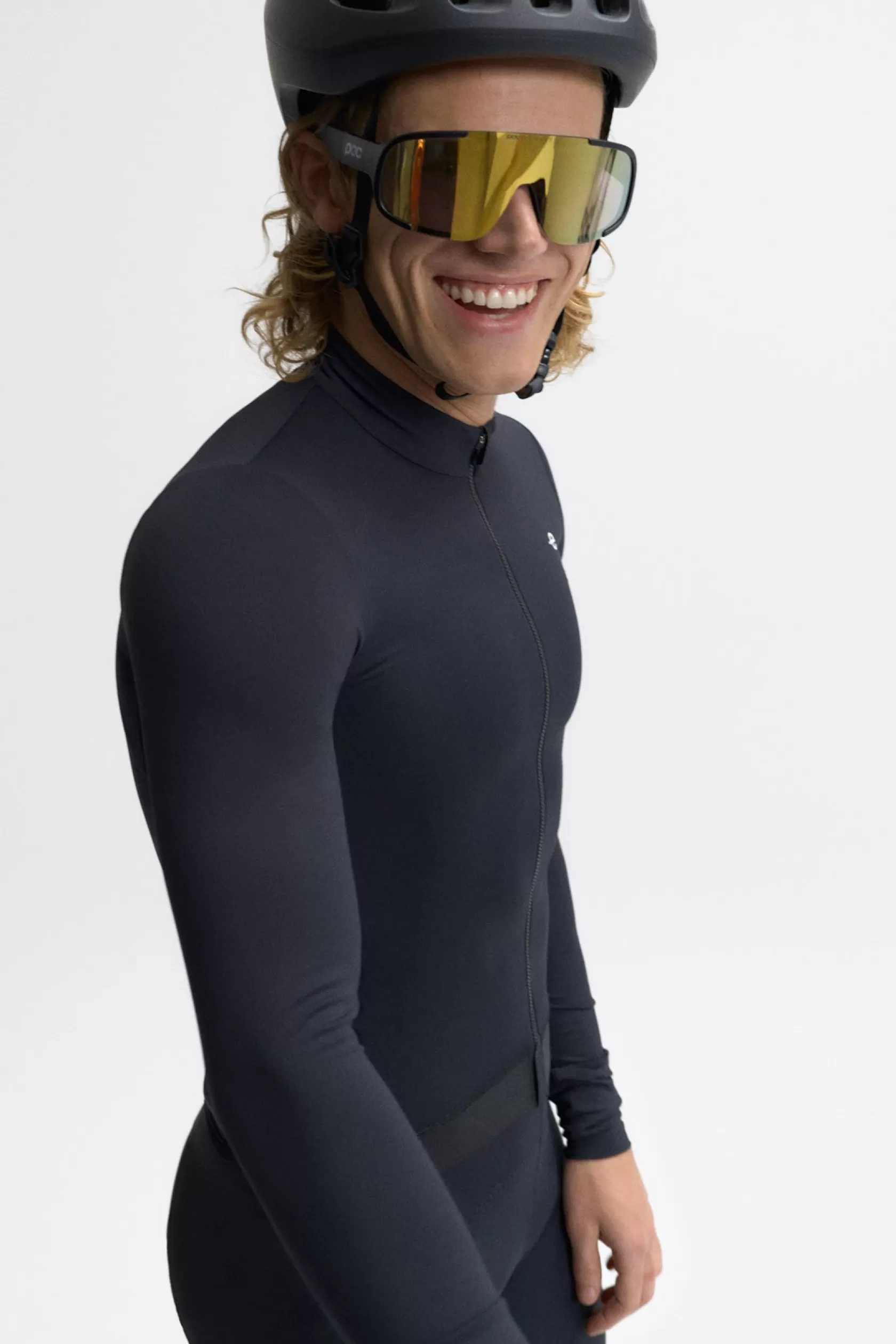 Cycling*Ecoalf MAILLOT DE MANGA LARGA STELLEN NEGRO black