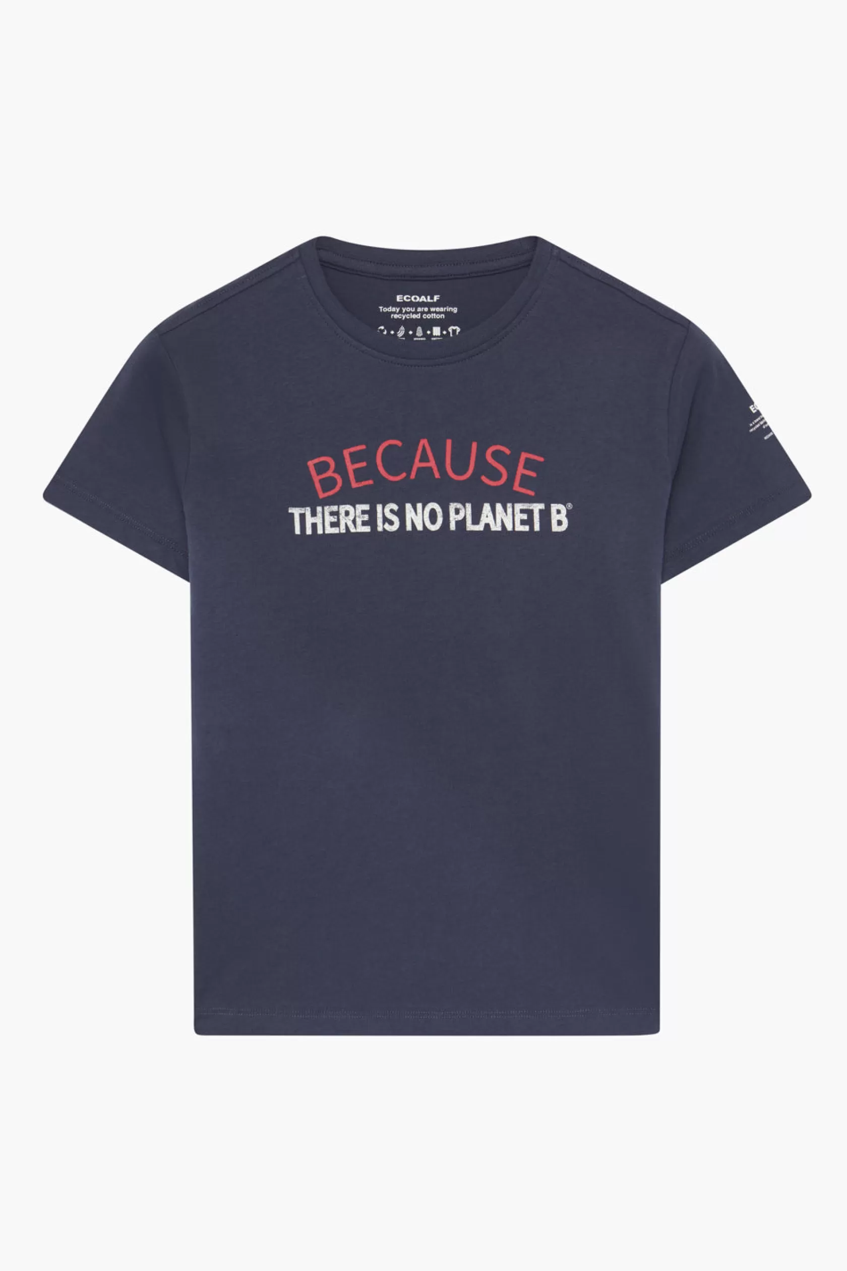 Camisetas*Ecoalf NAVY BLUE MELTI T-SHIRT deepnavy