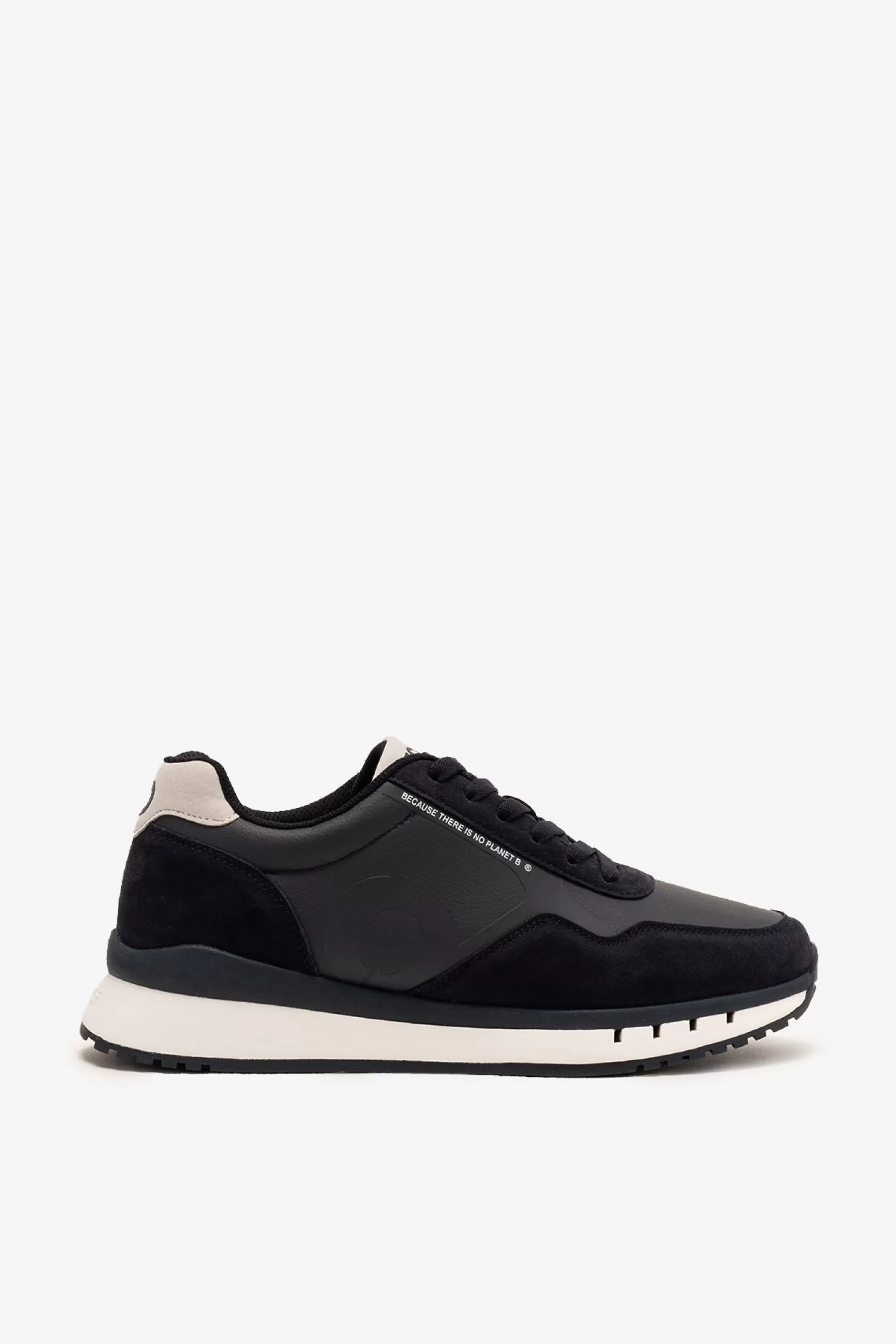 Zapatillas*Ecoalf NAVY BLUE SICILIA VEGAN LEATHER TRAINERS deepnavy