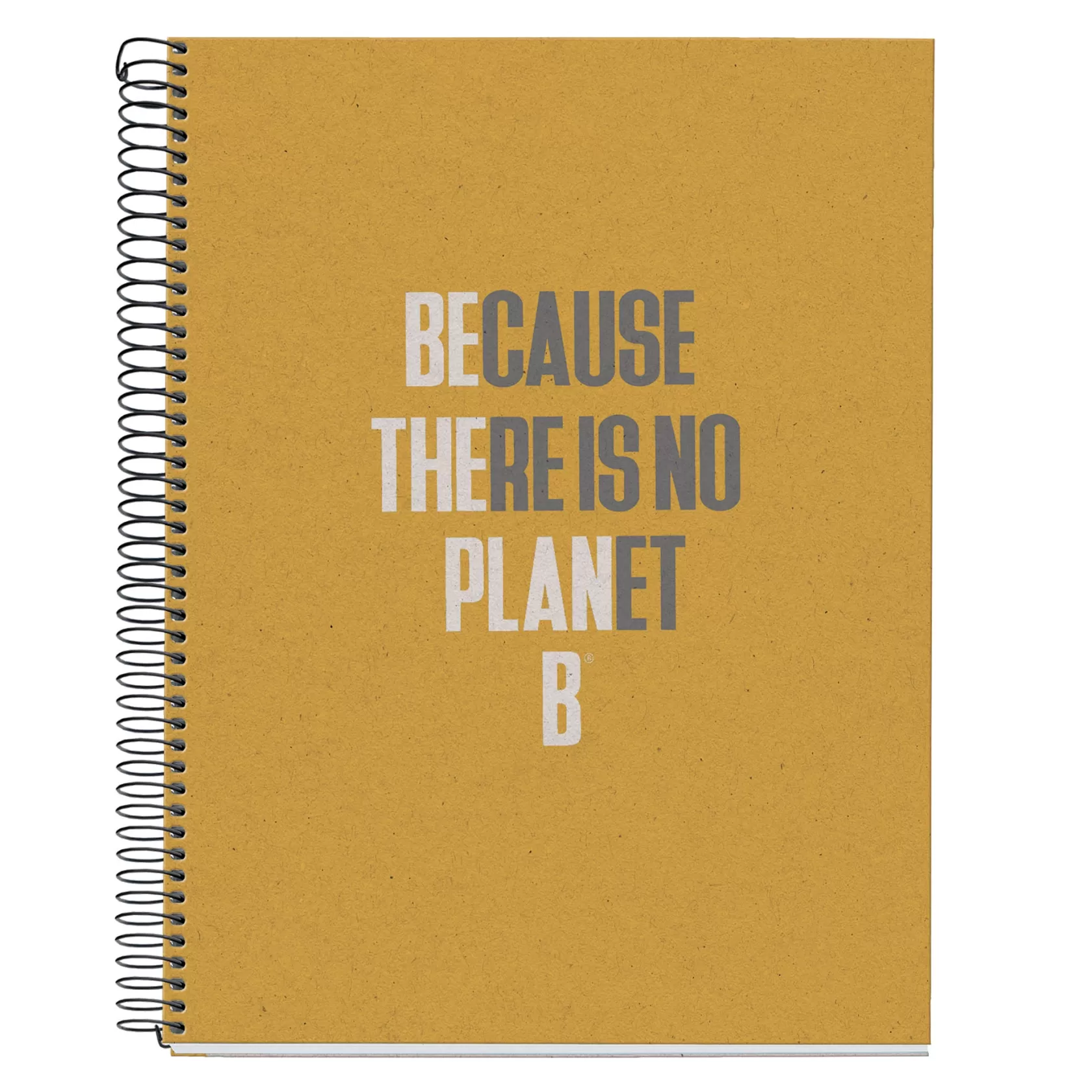 Agendas y cuadernos | Agendas y cuadernos*Ecoalf NOTEBOOK A4 BECAUSE mustard