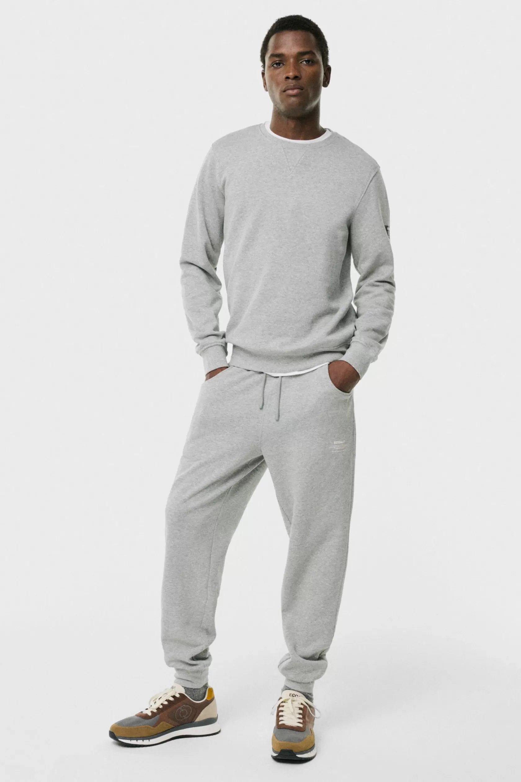 Pantalones*Ecoalf PANTALONES TUSME GRIS Greymelange