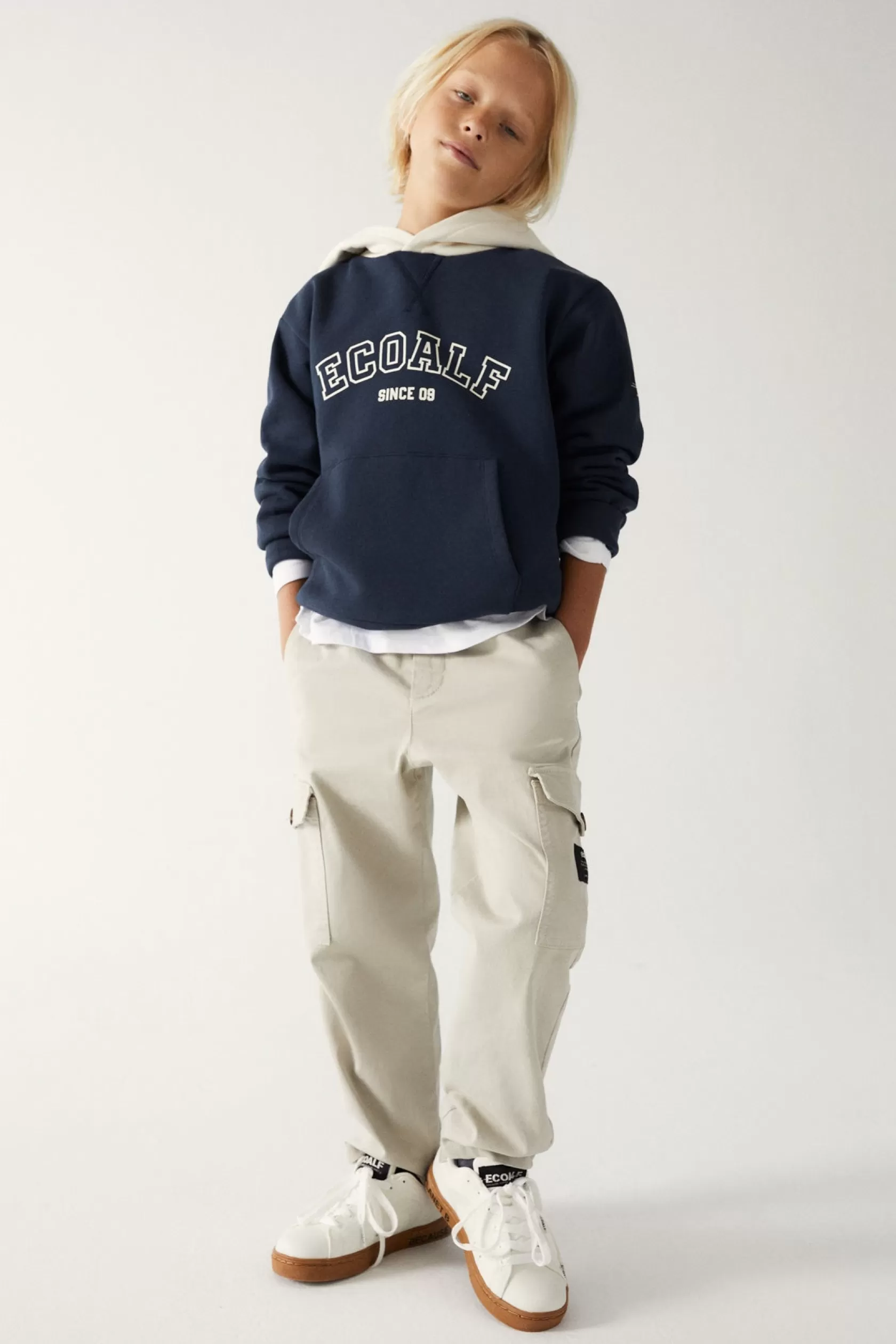 Sudaderas*Ecoalf SUDADERA CHICOBOY AZUL MARINO Deepnavy