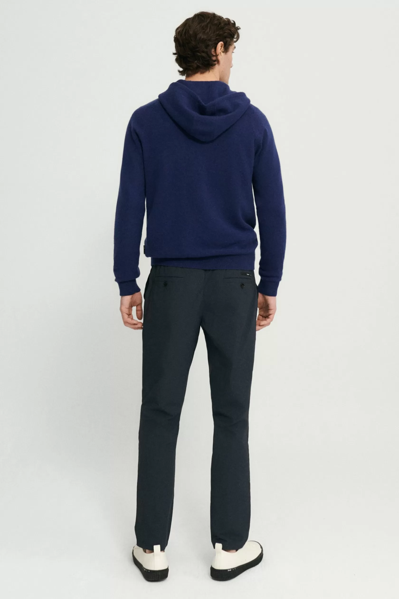 Punto y jerséis | Línea premium 1.0*Ecoalf SUDADERA DE PUNTO ALMENDRO AZUL bluenavy