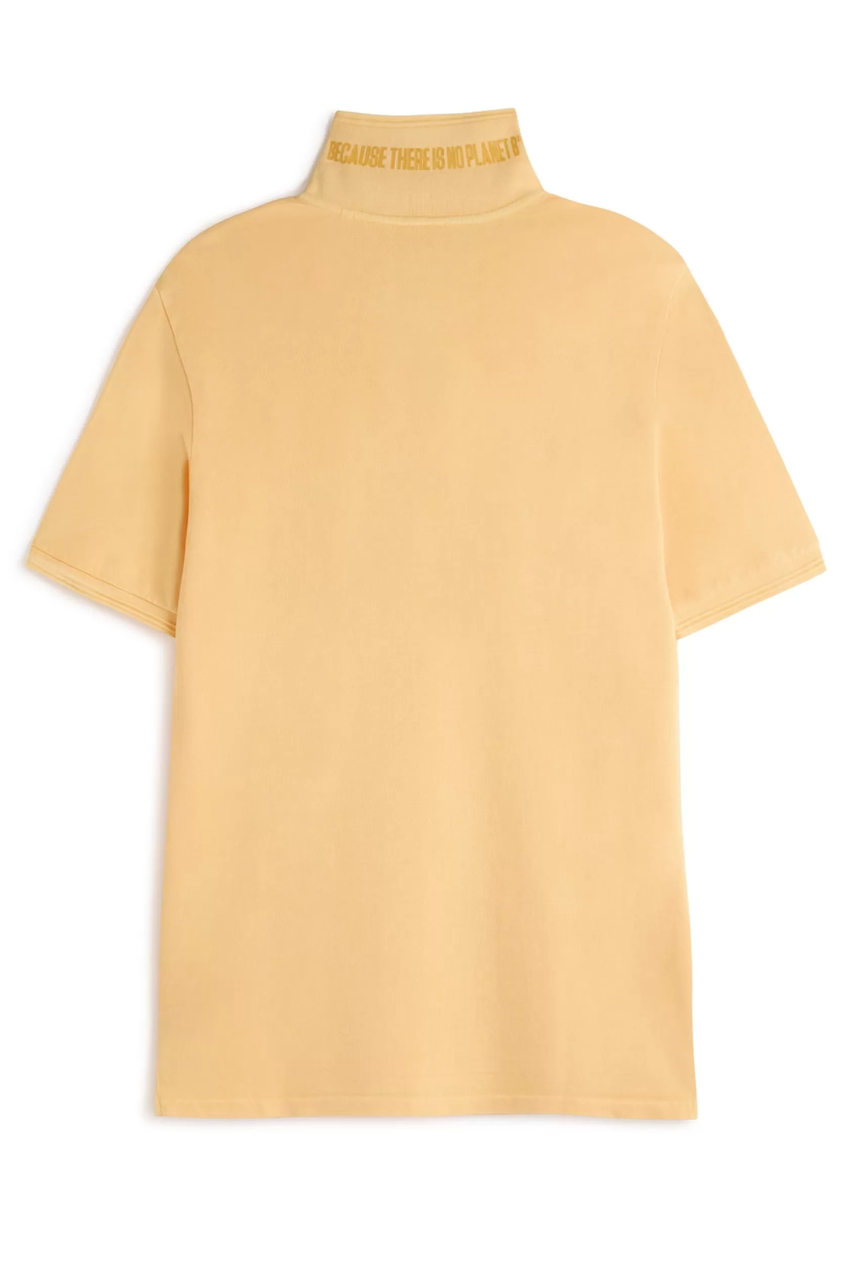 Polos*Ecoalf YELLOW TANO PIQUE POLO SHIRT goldenfleece